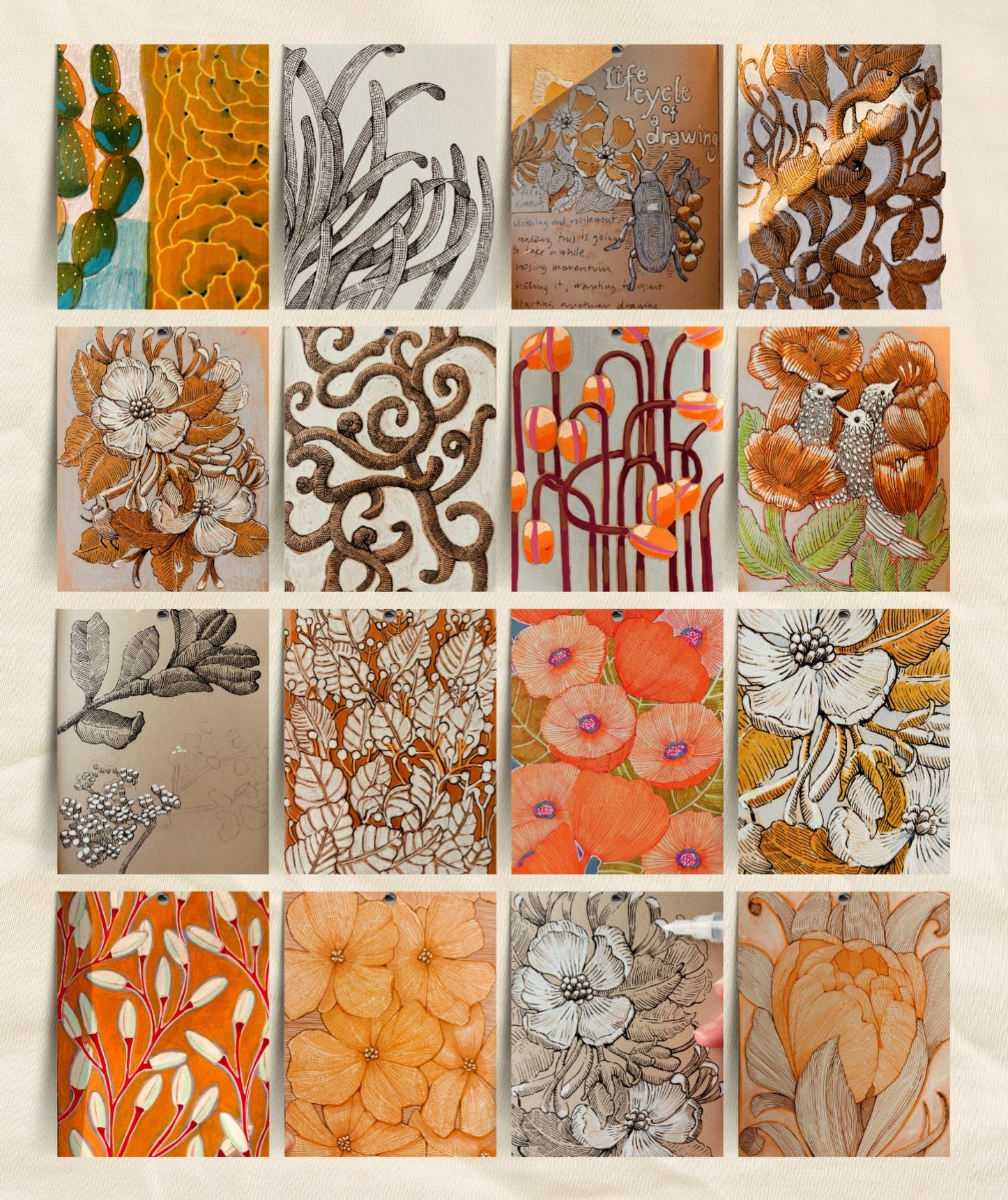 Notebook pages #penandinkdrawing
