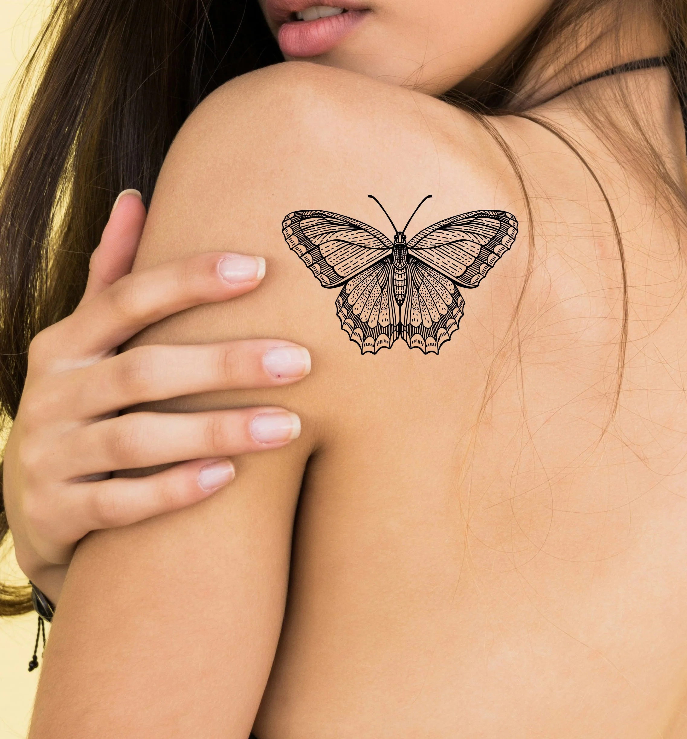 Butterfly Temporary Tattoo - Set of 2