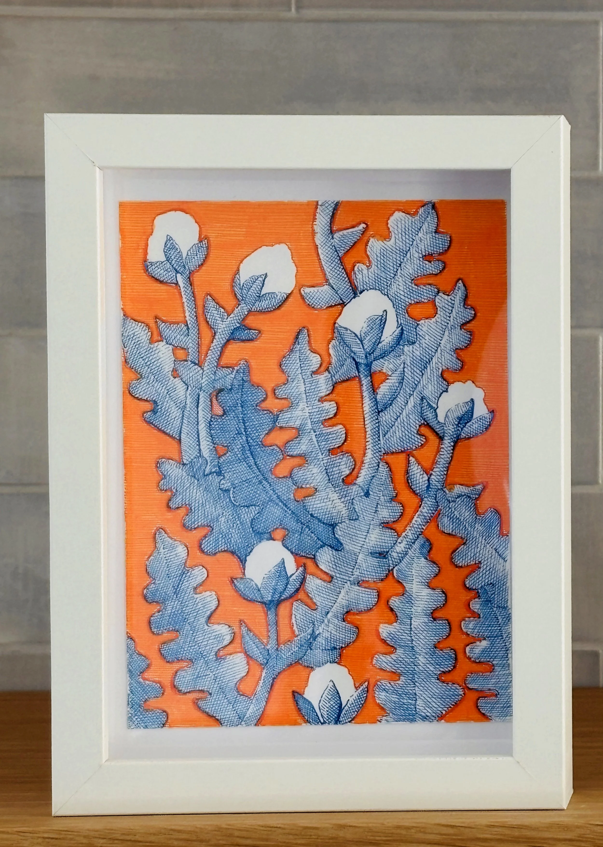 Blue and Orange No.11 framed.jpg