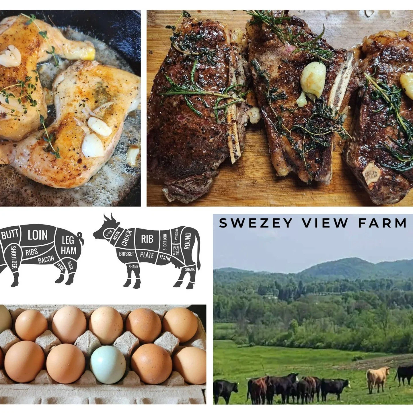 Throughout the summer we are lucky to have Swezey View Farm out of Fort Ann throughout the season offering a wide variety of their high quality meats 🍗🥩🍖 and of course, everybody's favorite... CORN!!! Knee high by the 4th of July and worth the wai