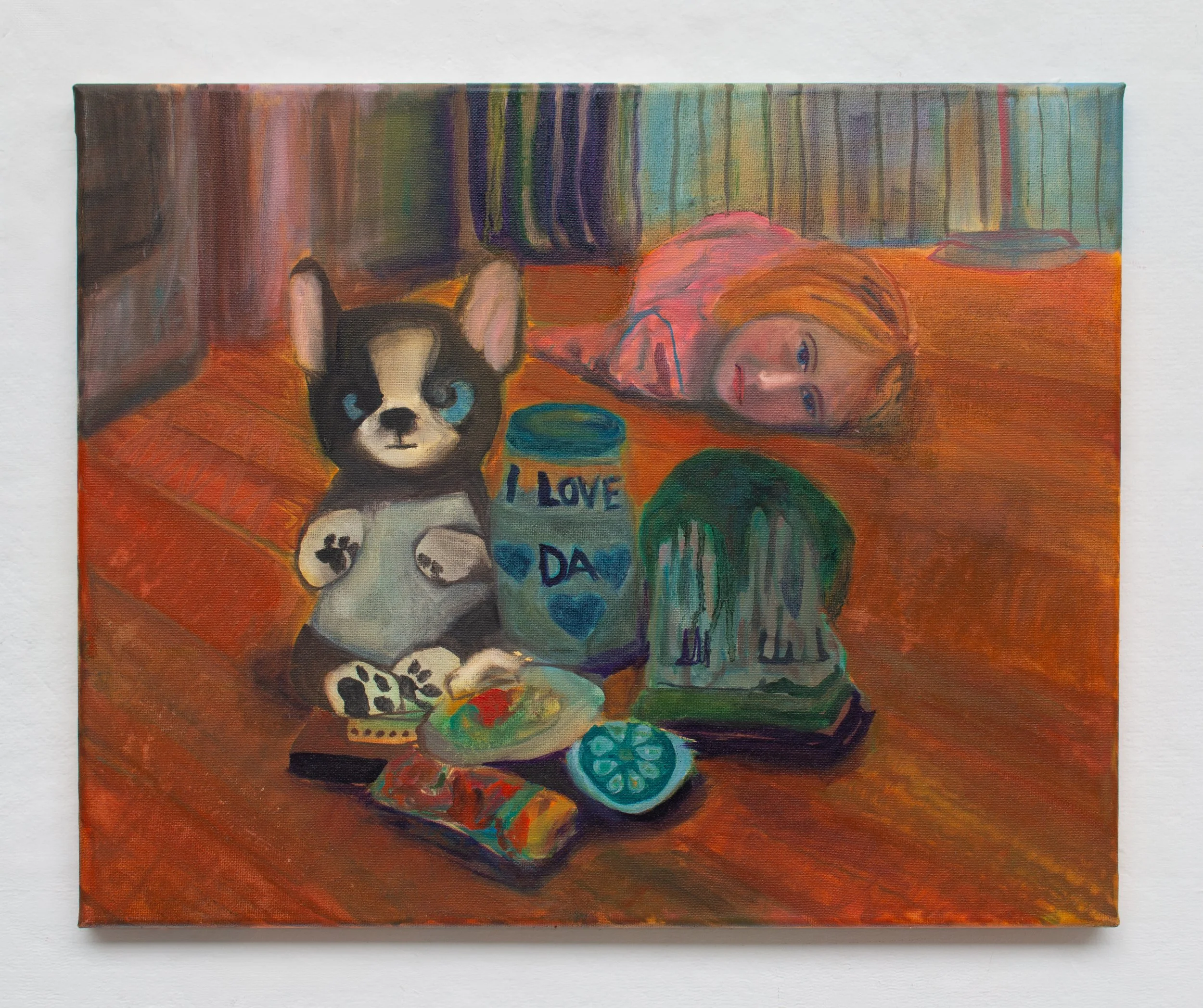 My Dad's Ashes | 2026 | Oil on canvas | 16 in x 20 in | 40.64 cm x 50.8 cm