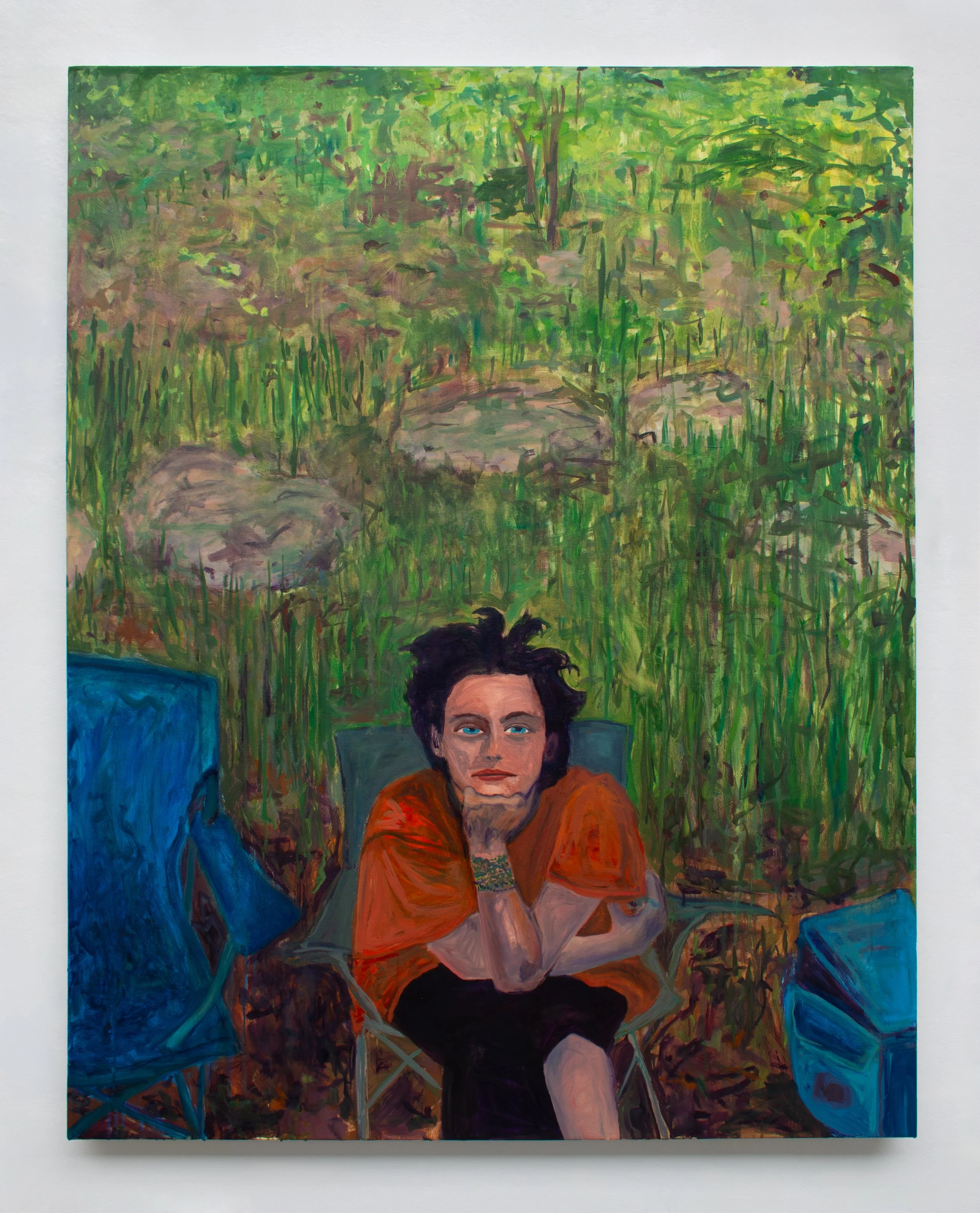 Only waiting for this moment to be free | 2026 | Oil on canvas | 5 x 4 ft | 152.4 x 121.92 cm