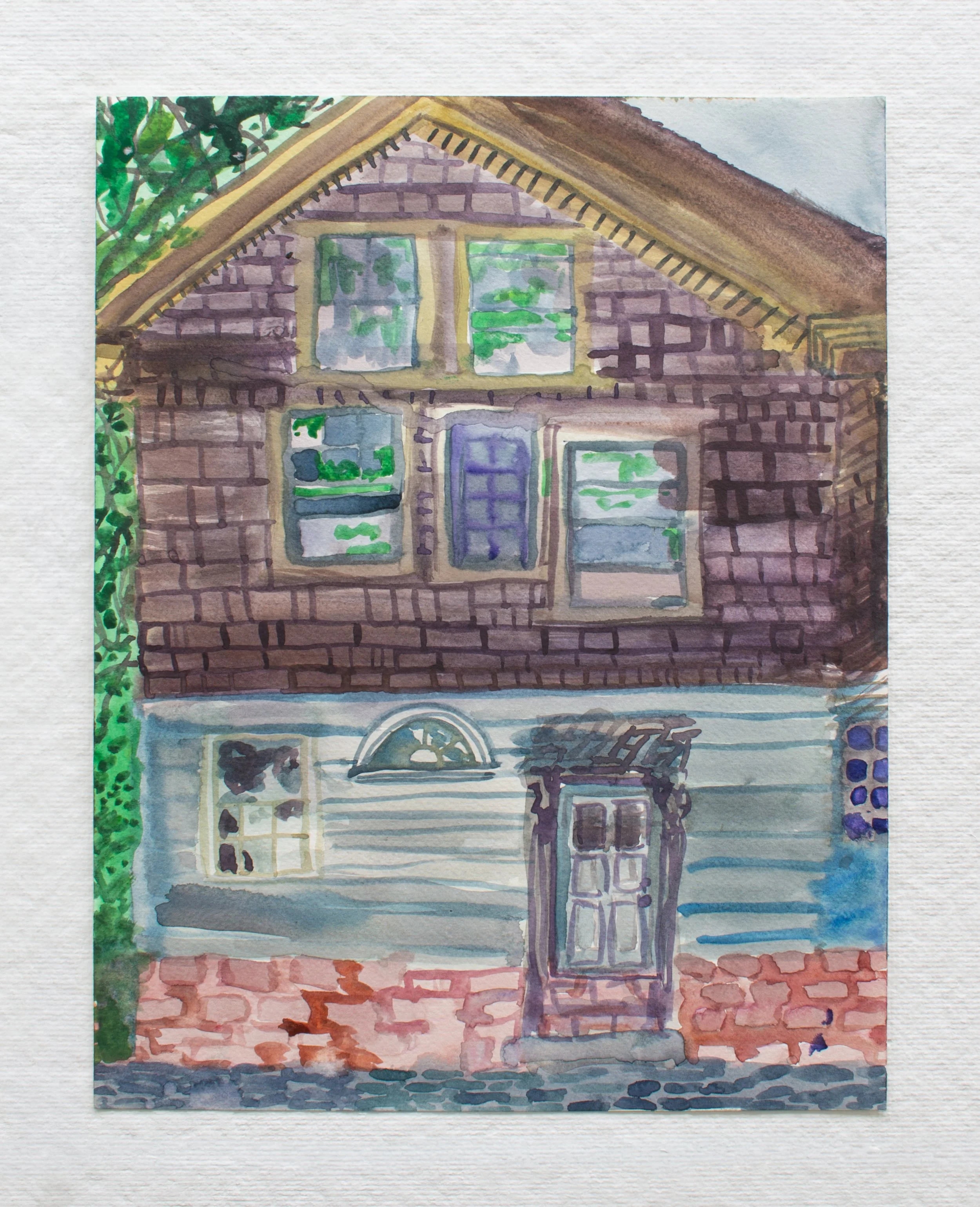 New home, Providence
| 2026 | 14 x 11 in | 137.16 x 182.88 cm | Watercolor on Paper