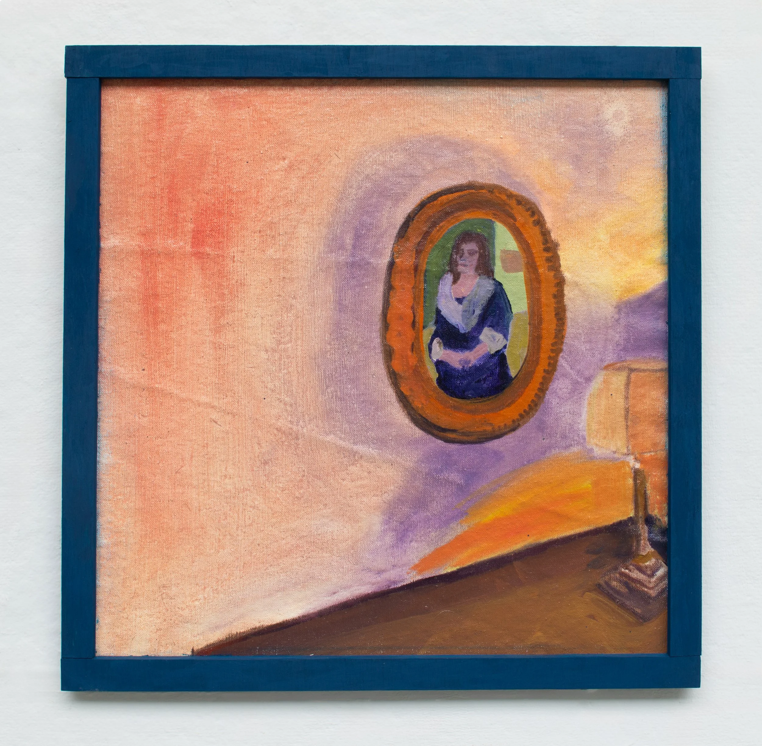 The God Mother | 2026 | Oil on canvas | 15.2 in x 15.5 in | 38.608 cm x 39.37 cm