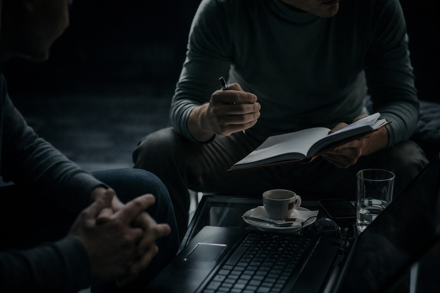 taking notes branding photography