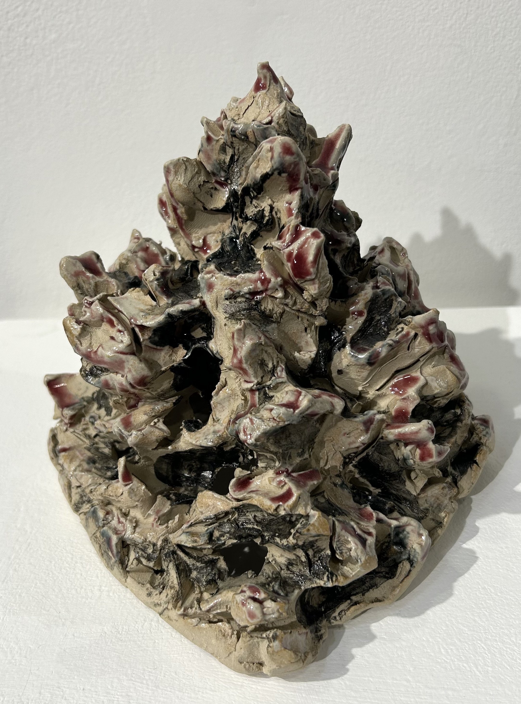 'Untitled' (2024), Glazed Ceramic, 18(H) x 20(W) x 19(D)cm.