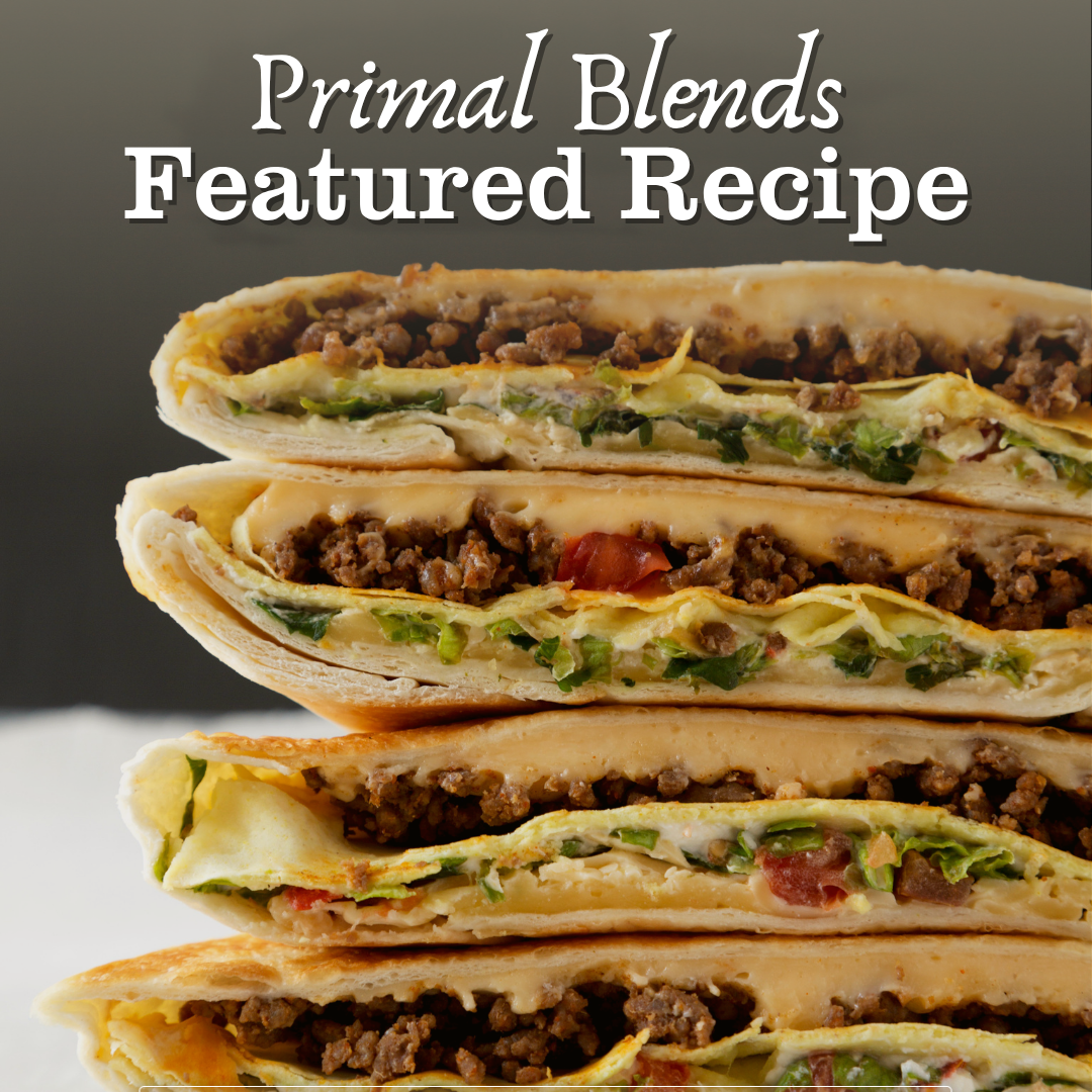 Amaranth Primal Blend Tallow Crunchwrap:  A Real Food Twist on a Fast Food Favourite