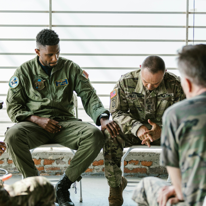 Veterans and active duty military personnel