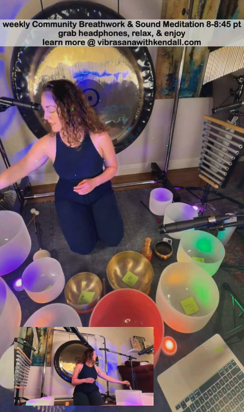 Online: Weekly TikTok Live Sound Meditation 