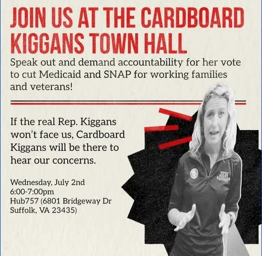 Town Hall with Cardboard Kiggans