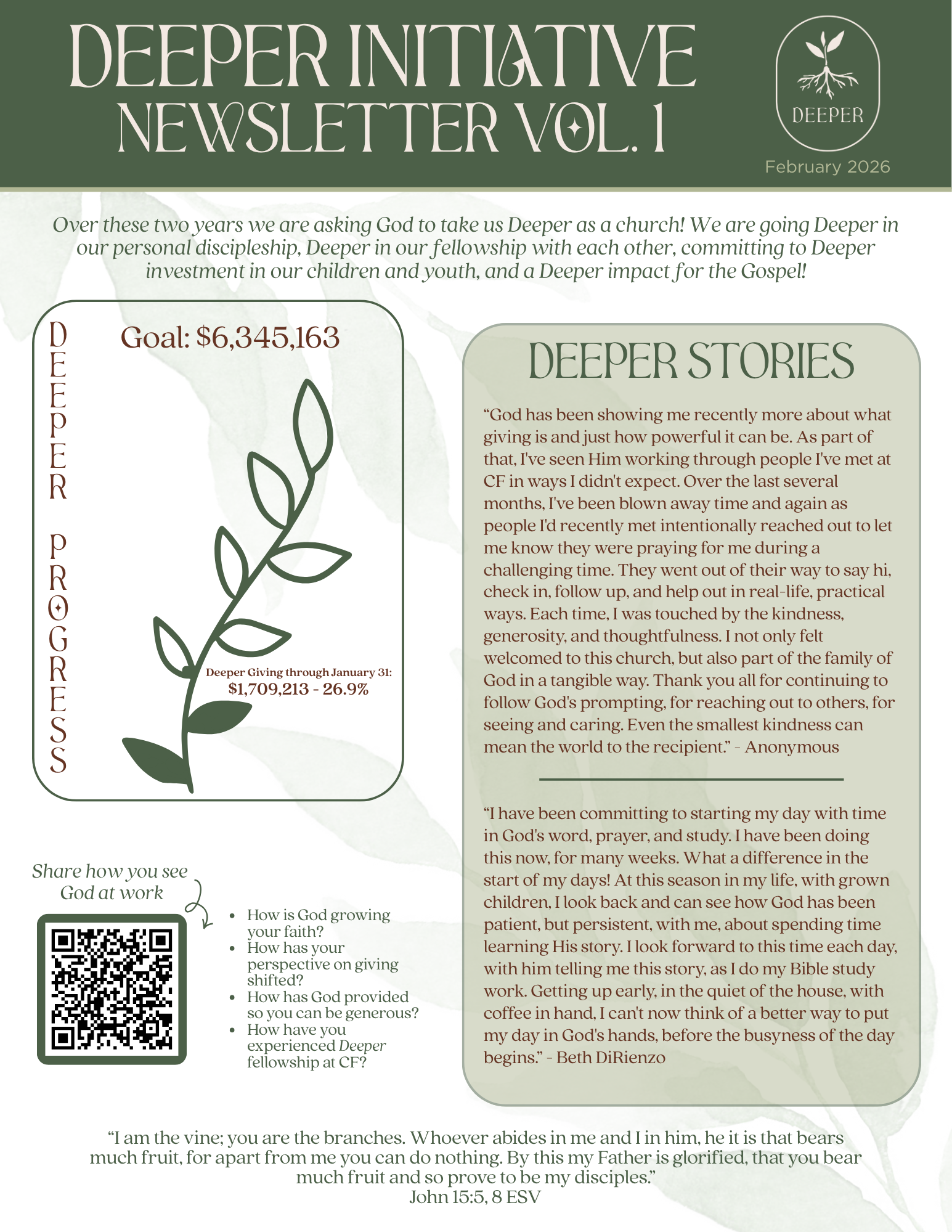 February 2026 Deeper Newsletter