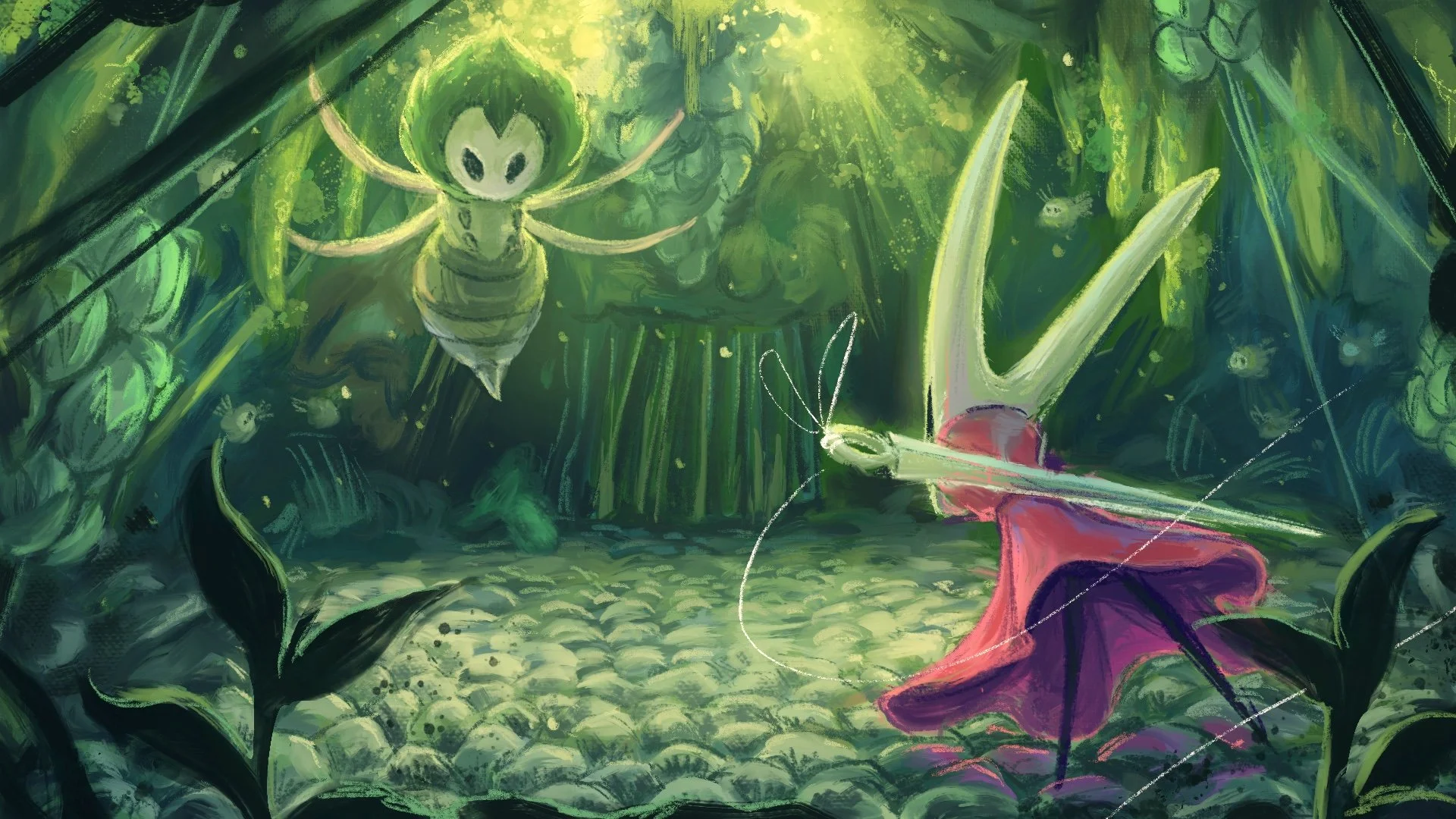 Moss Grotto - Procreate - 2025