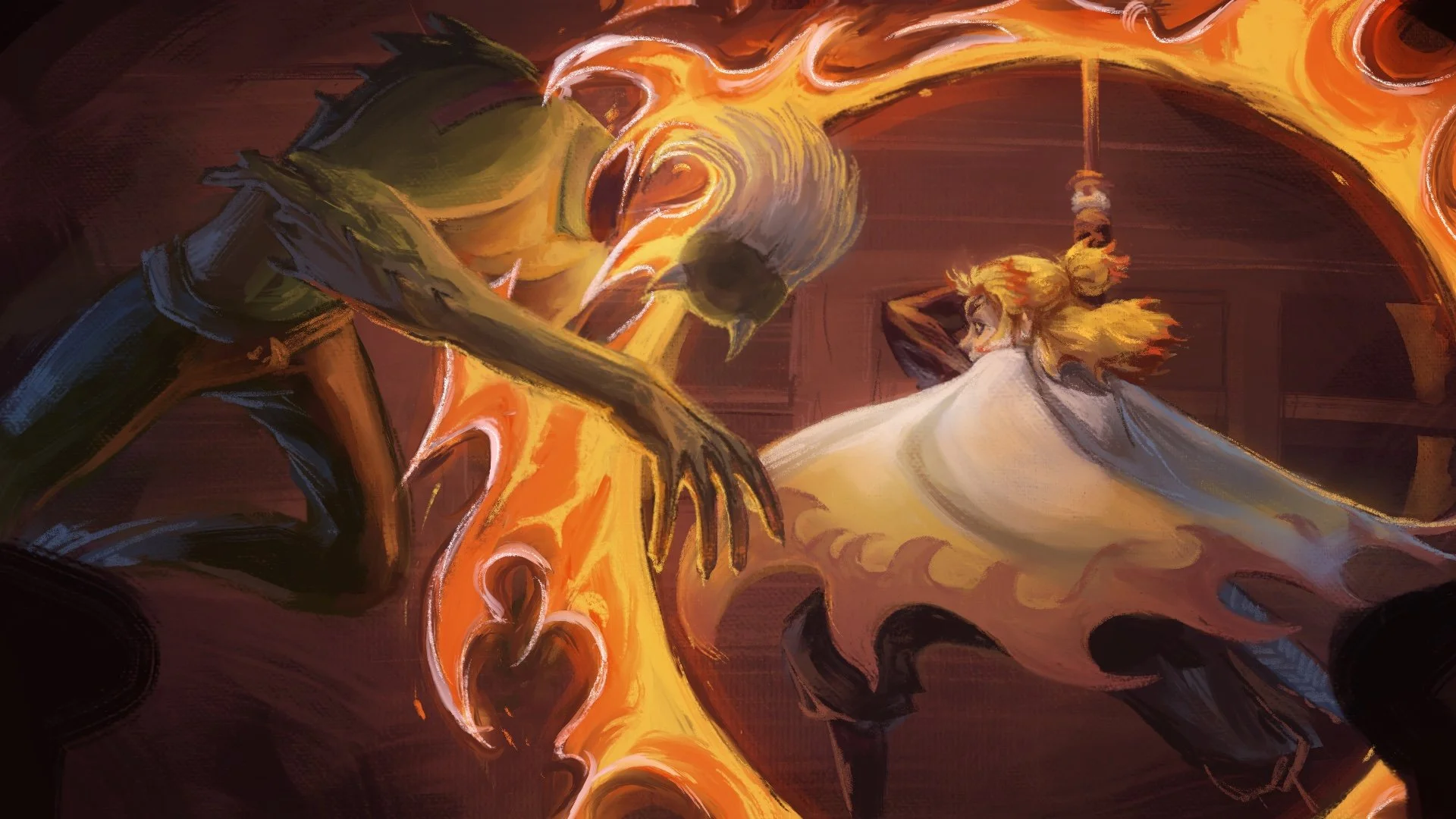 Rising Scorching Sun - Procreate - 2025