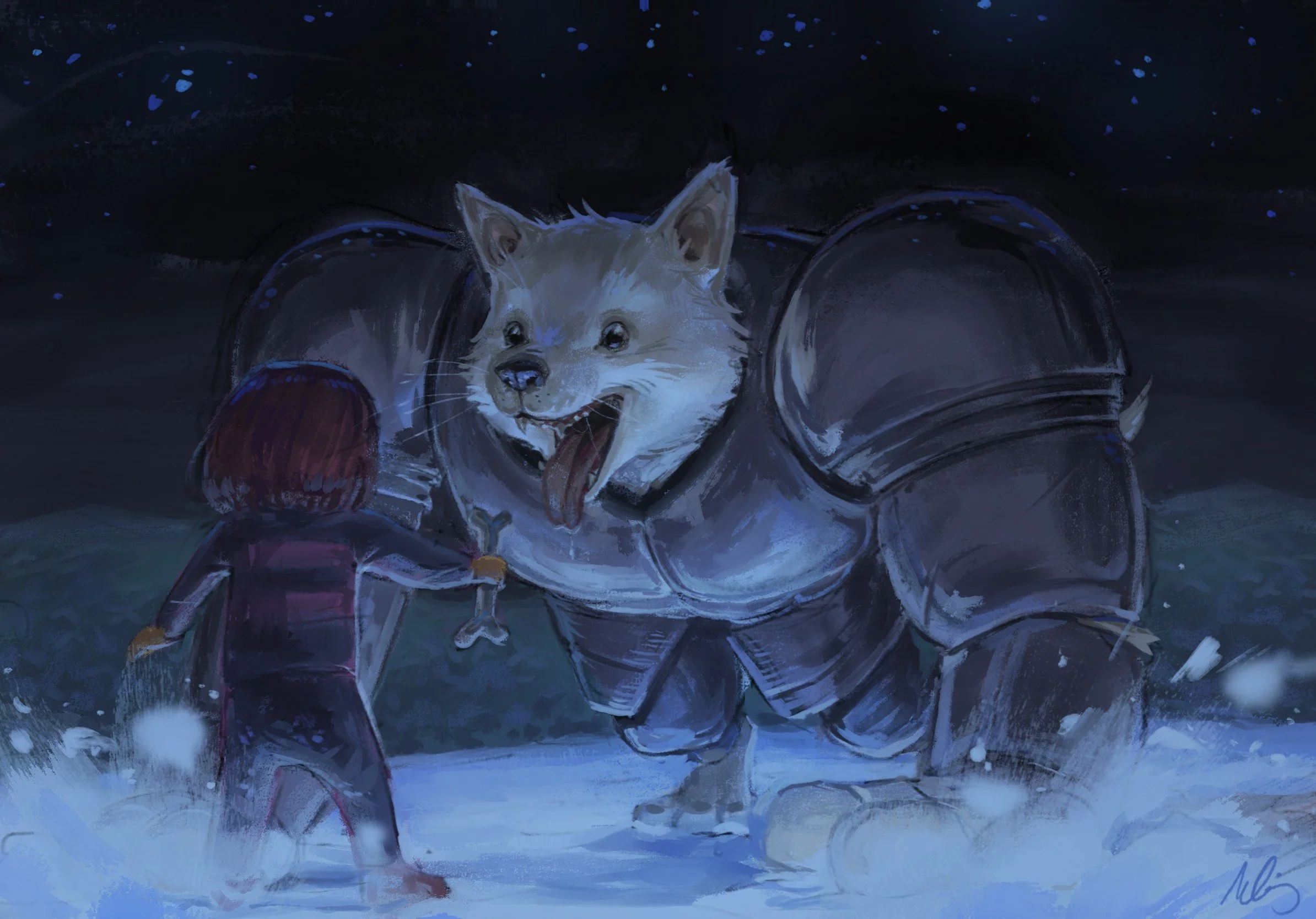 Greater Dog - Procreate - 2026