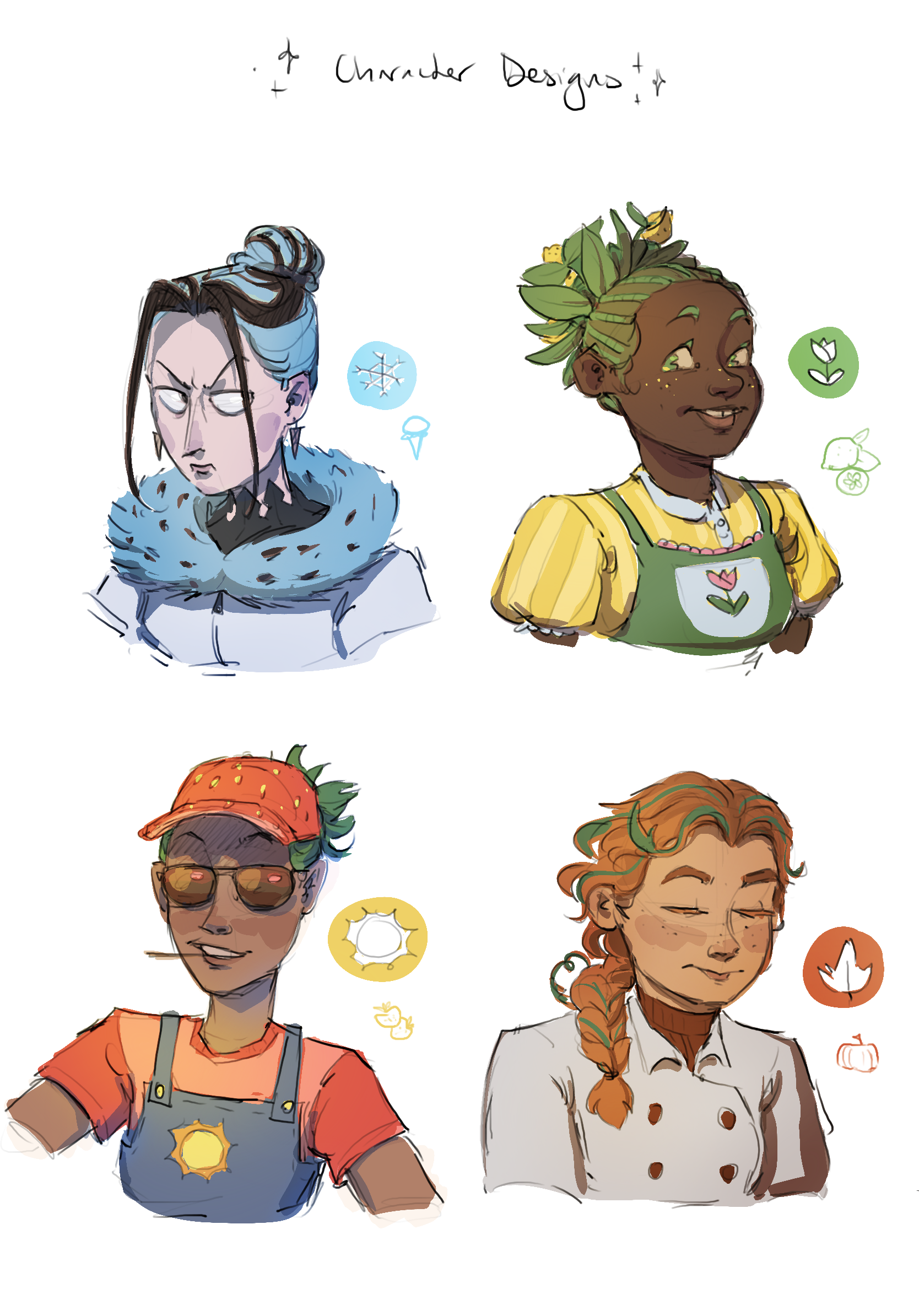 Ala Mode Character Designs - Procreate - 2025