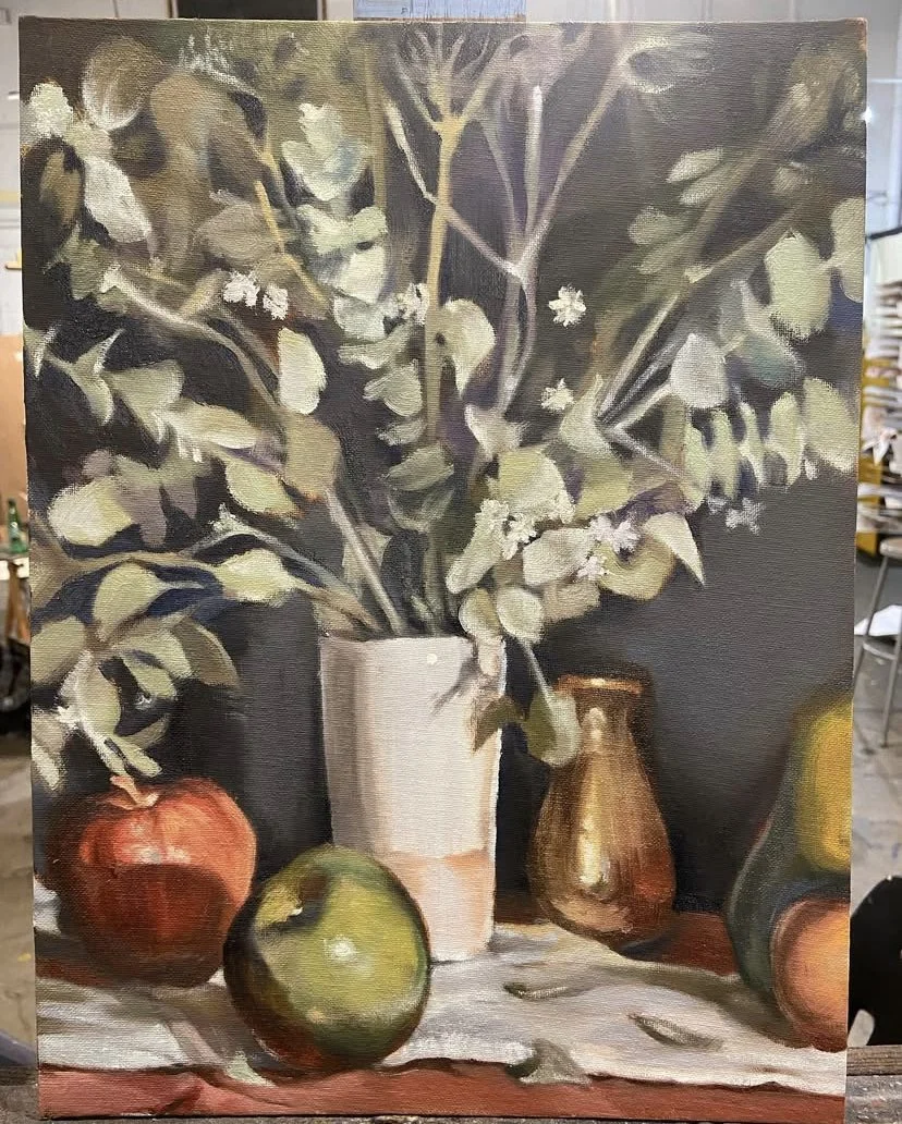 Observation Still Life - Oil on Canvas Board - 2024