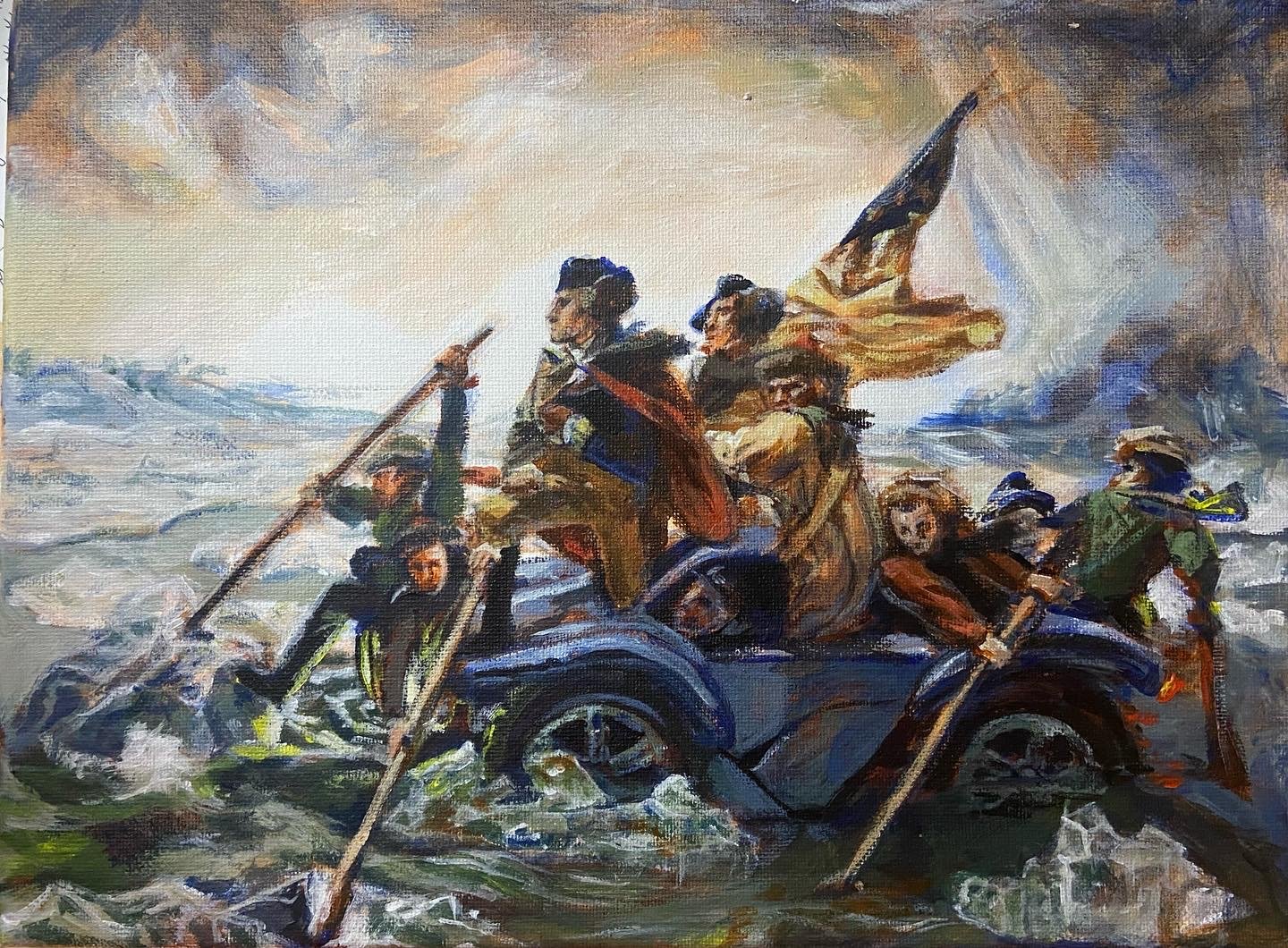 For Mike - Acrylic on Canvas - 2024