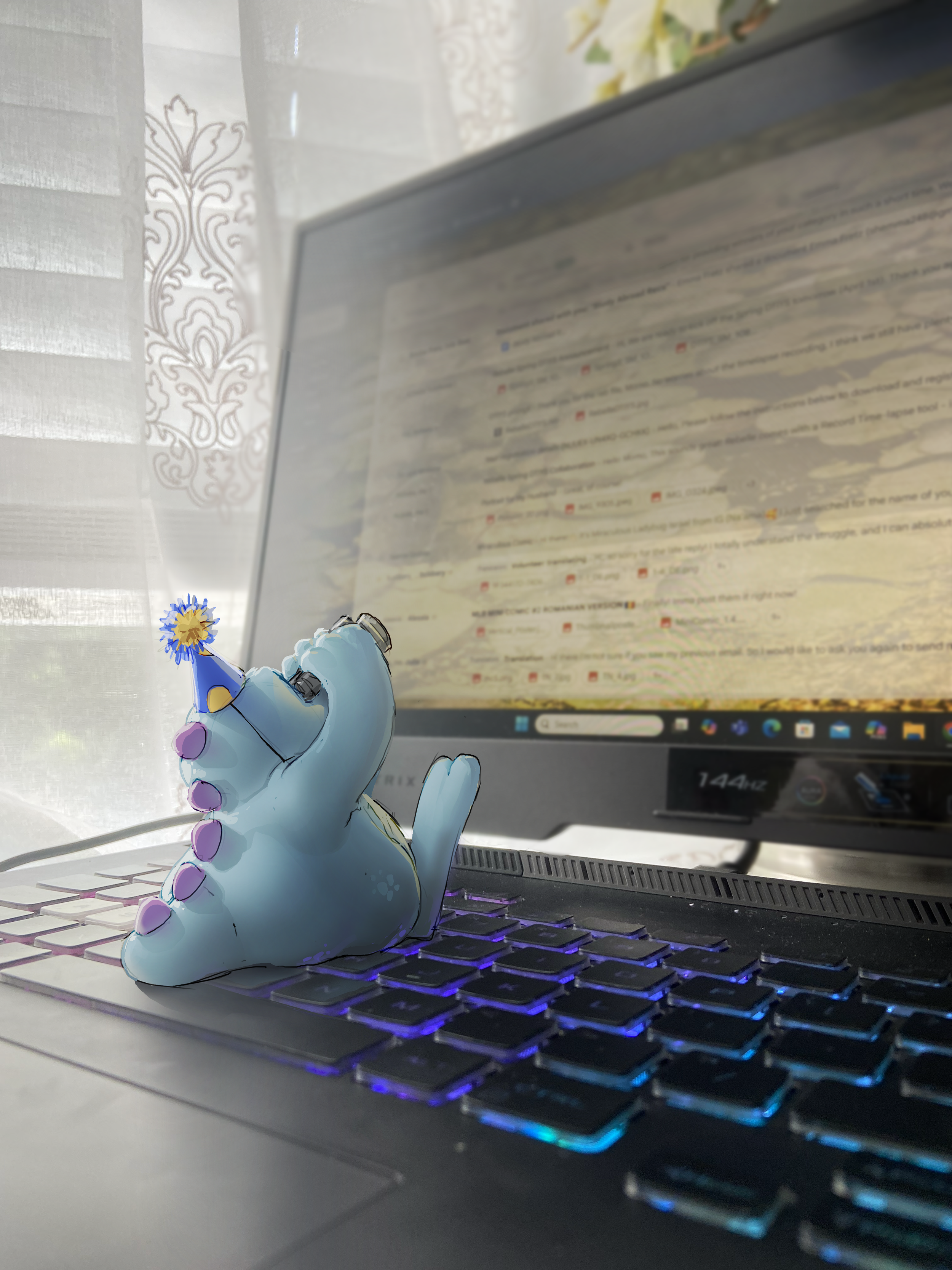 My Secretary - Procreate and Photography - 2025