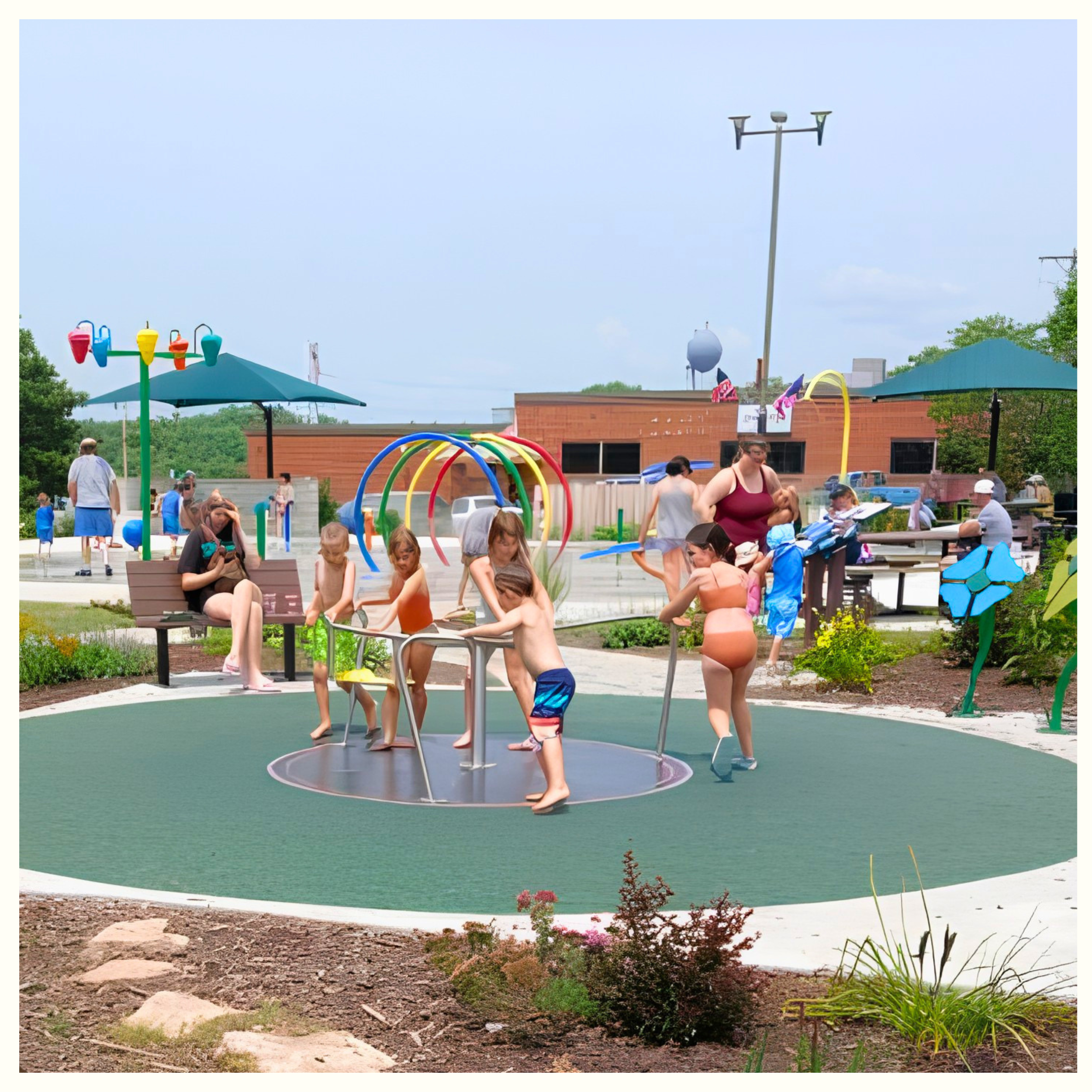 FUN FOR THE KIDS! GATHERING SQUARE PAVILION