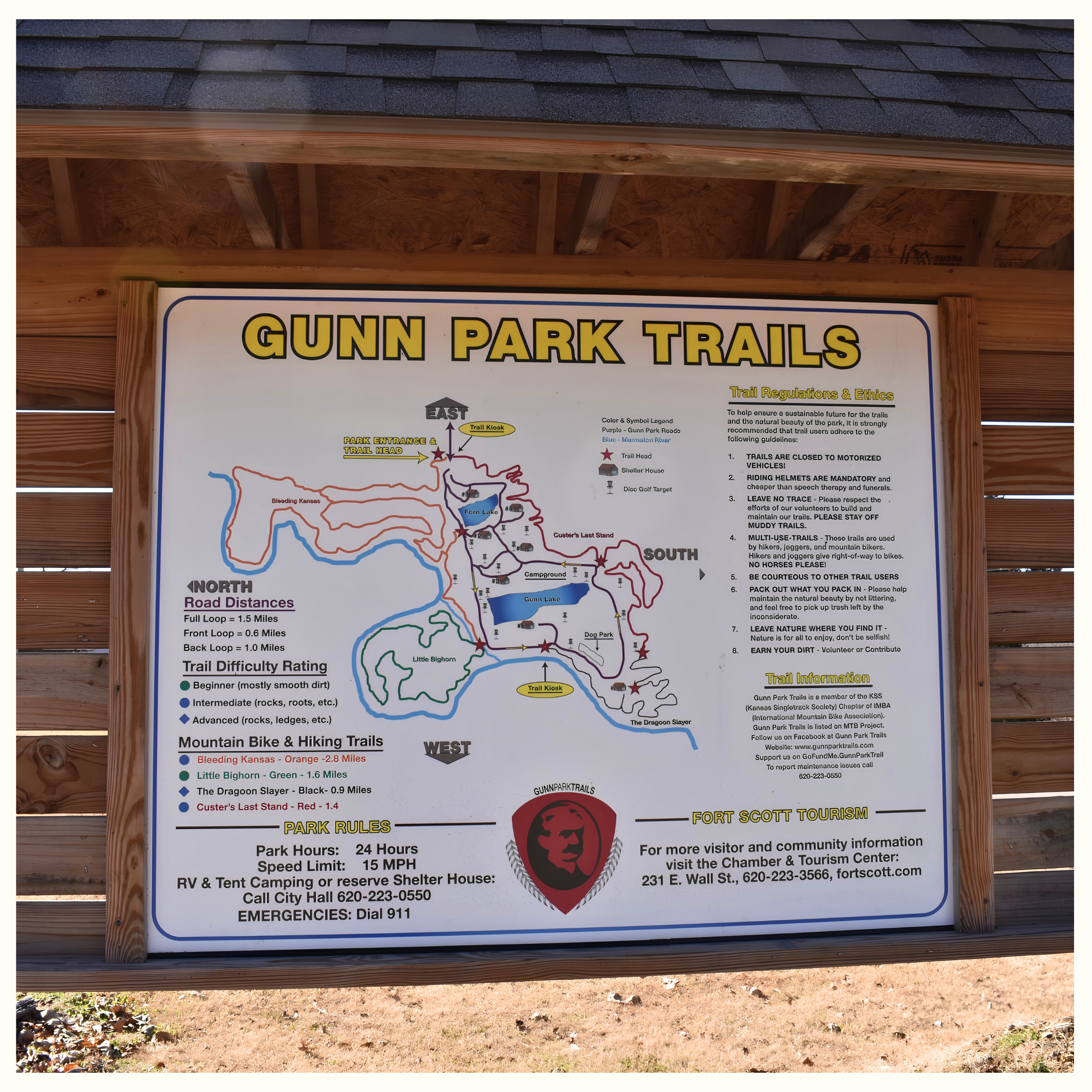 GUNN PARK HAS GREAT HIKING AND BIKING TRAILS!