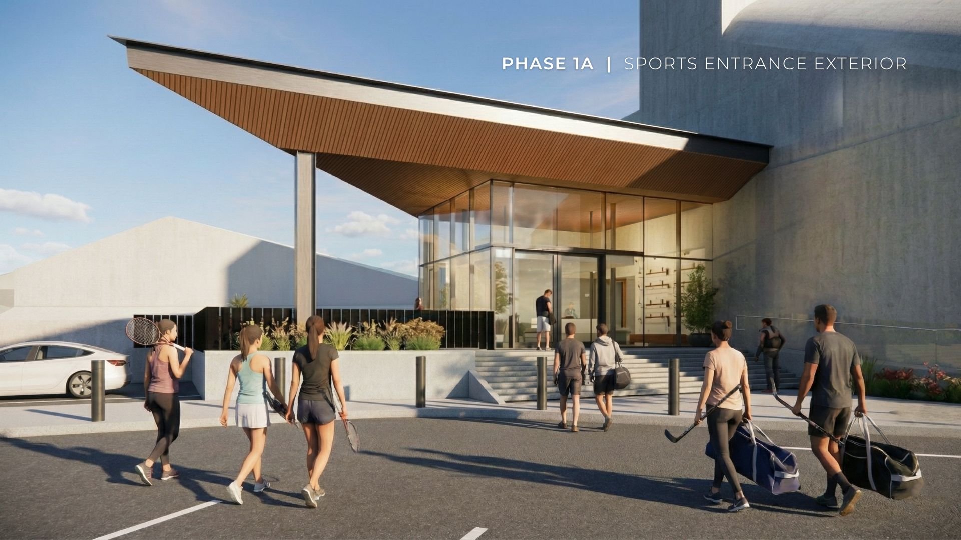 Phase 1A - Rendering - Sports Entrance