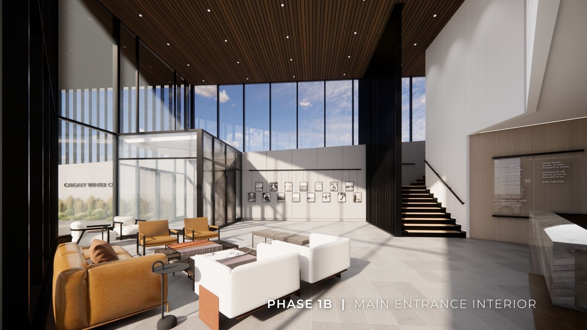 Phase 1B - Rendering - Main Entrance - Interior View 1