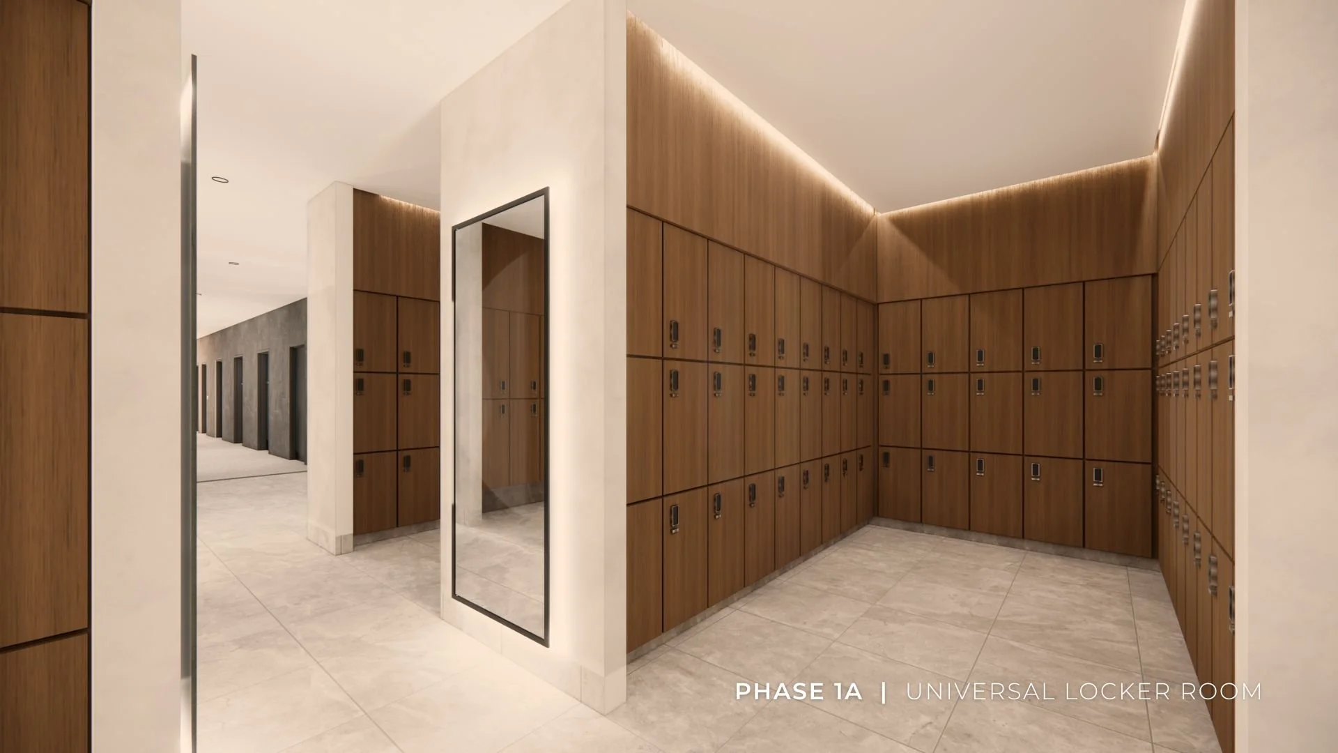 Phase 1A - Rendering - Universal Locker Room Lockers