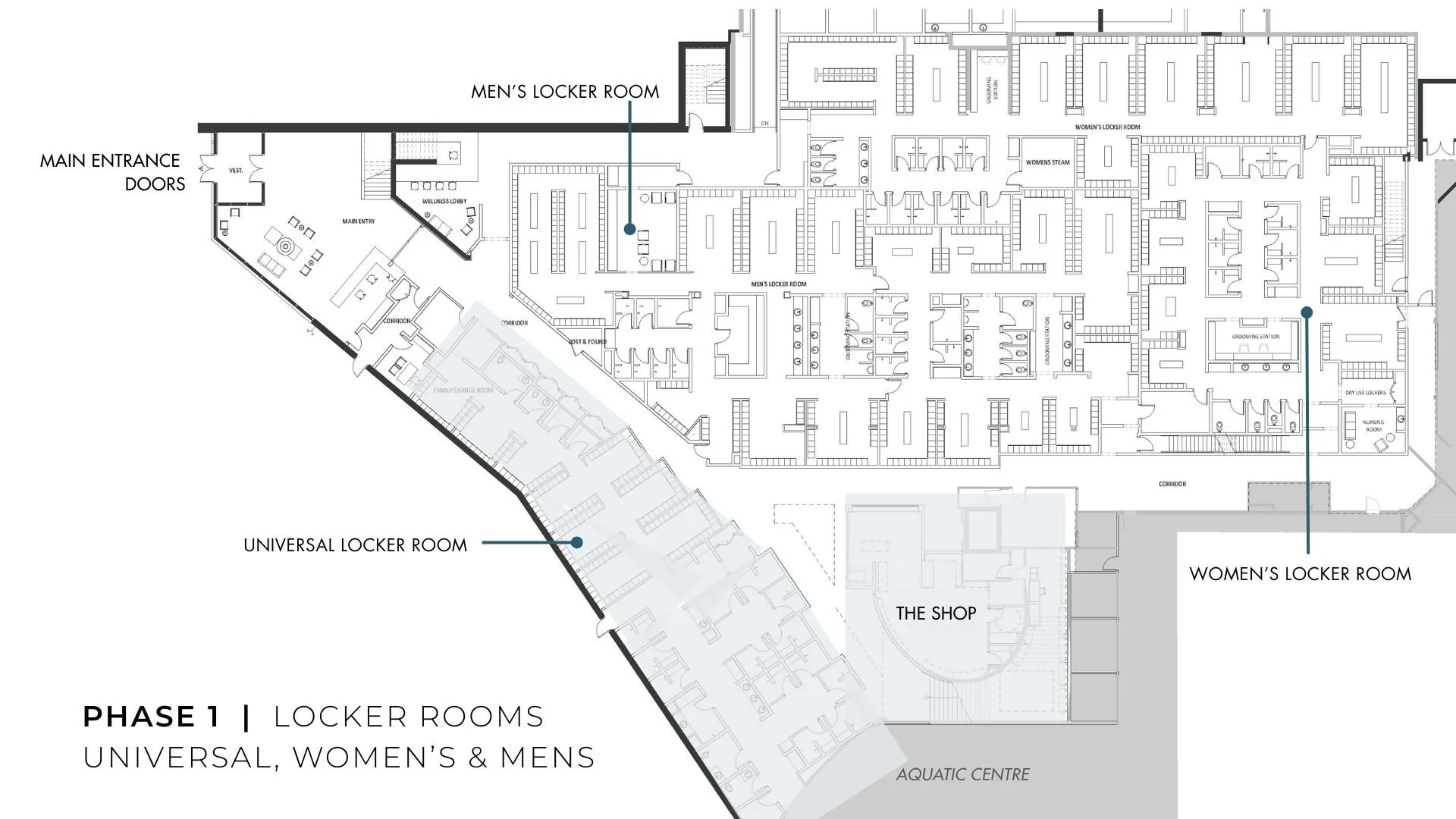 Phase 1B - Locker Room Layout