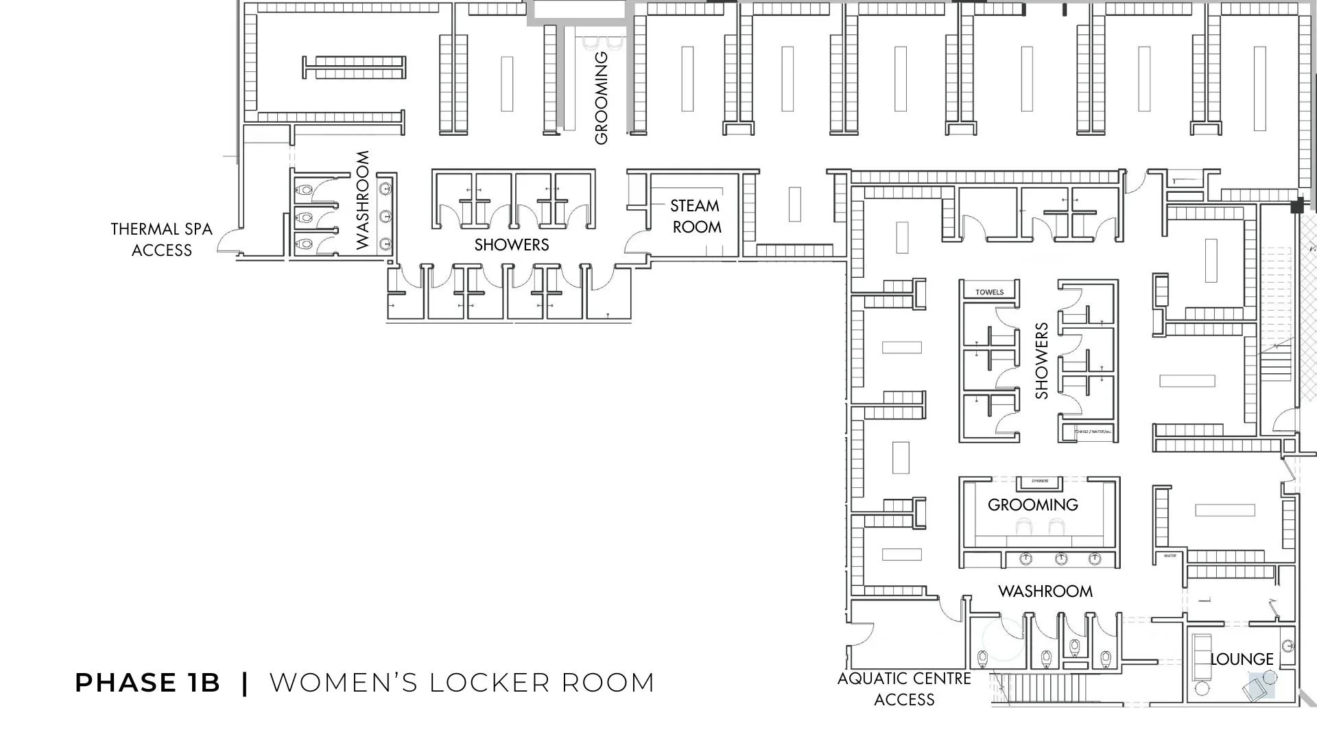 Phase 1B - Women's Locker Room - Site Plan