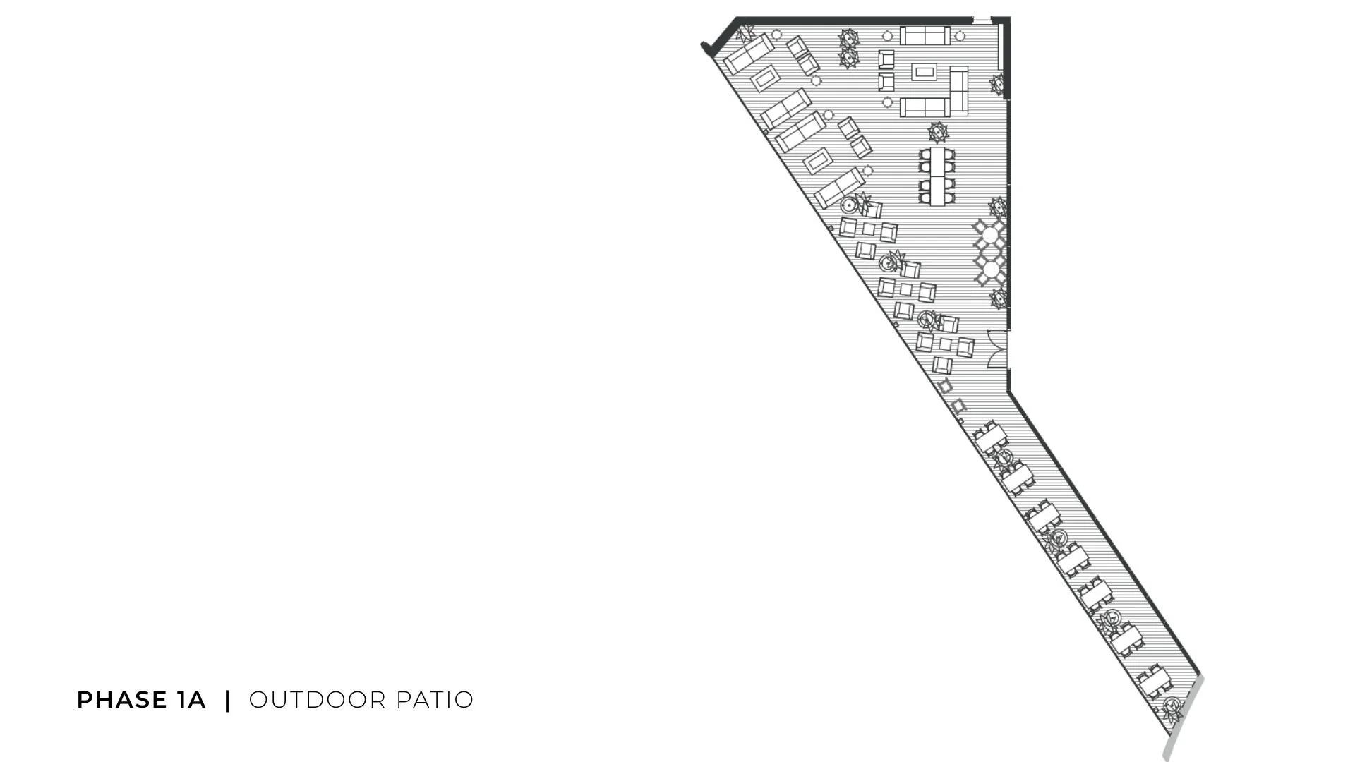 Phase 1A - Site Plan - Outdoor Patio