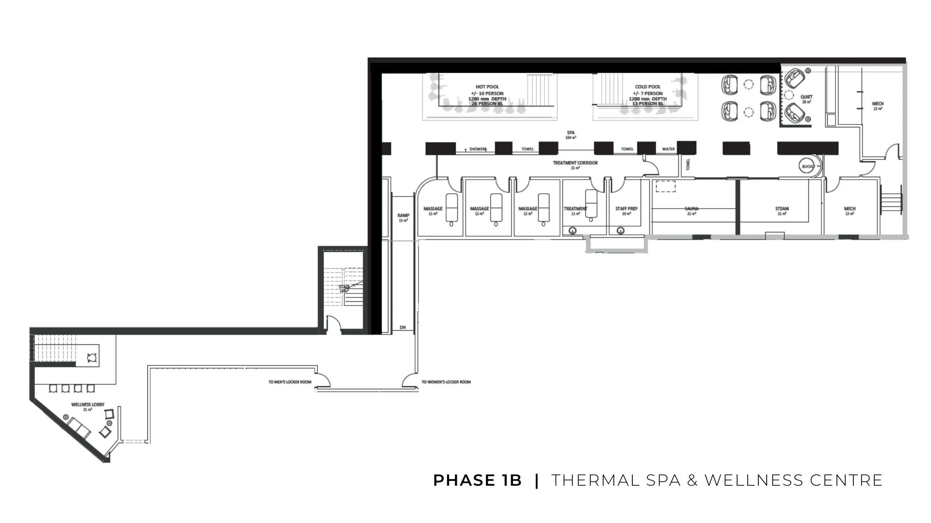 Phase 1B - Site Plan - Thermal Spa & Wellness Centre