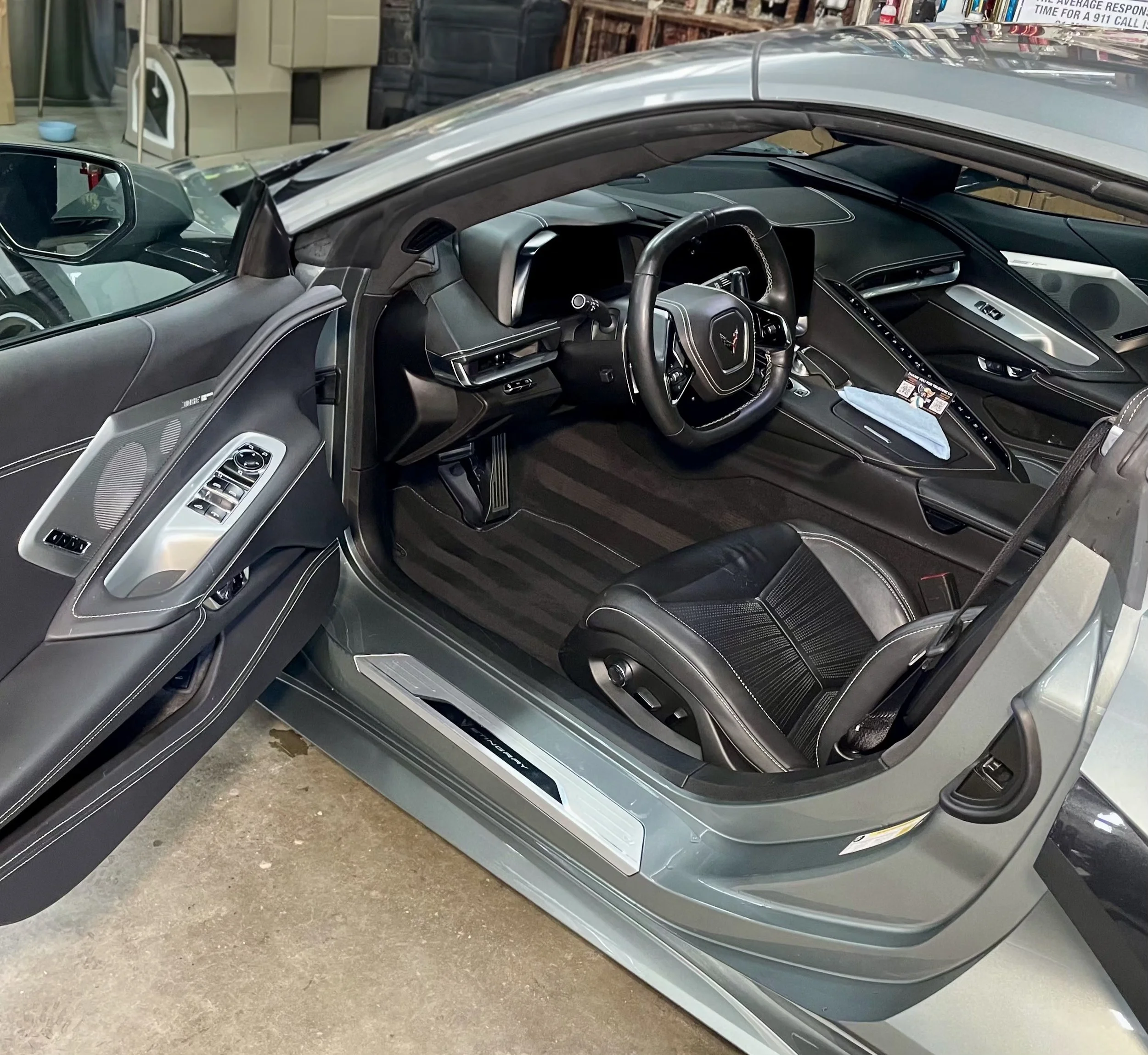 Interior Detail , Floor Shampoo , Leather Cleaned , Conditioned & Protected. Steam Cleaned interior.