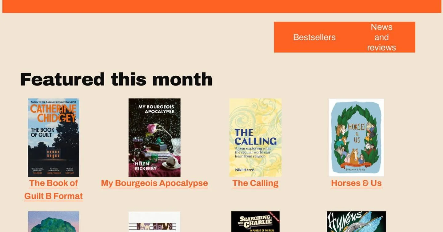 Our website has just been updated with a bunch of new, beautiful titles and some exciting news. Link in bio!