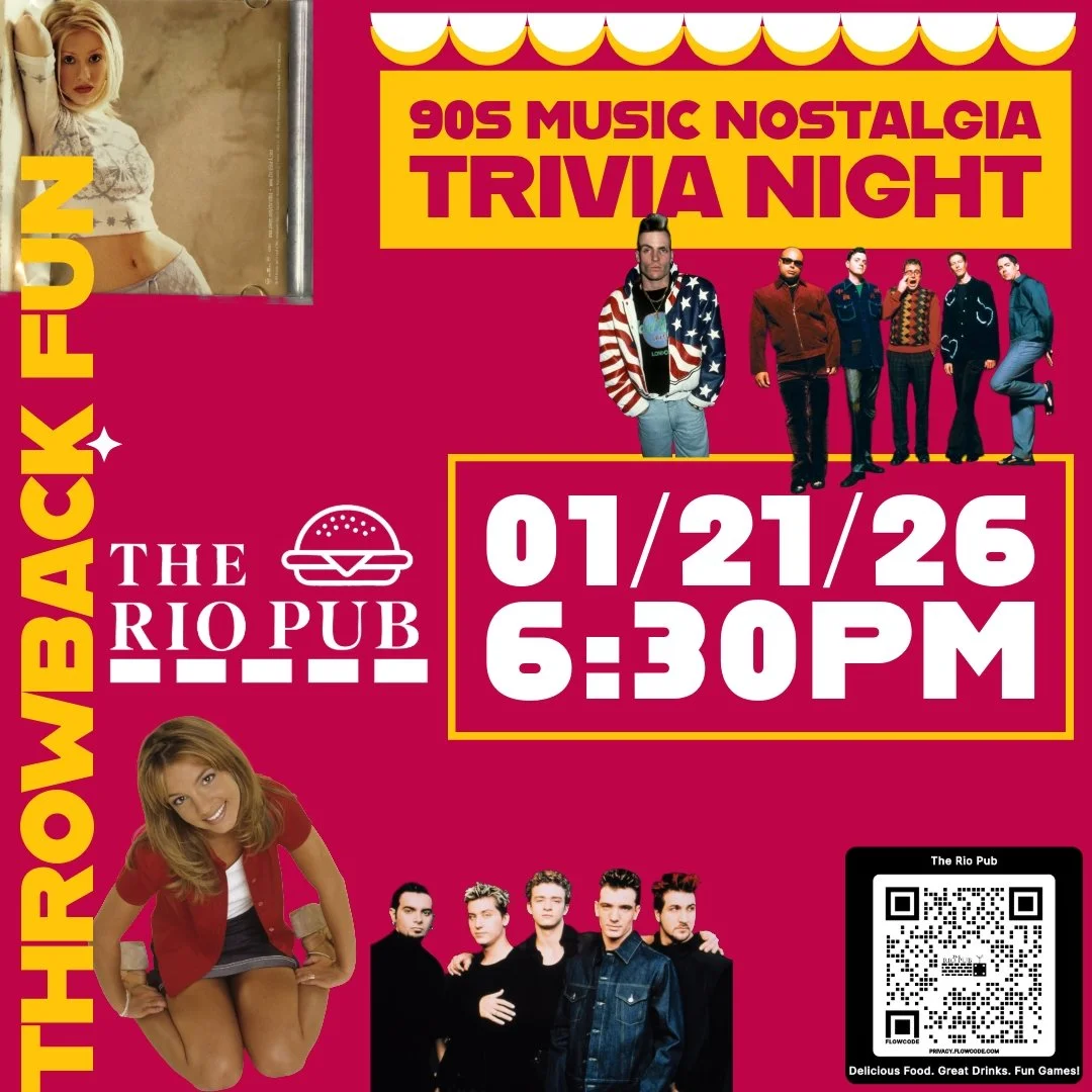 🎉 Get ready to test your knowledge with this week's Trivia! We're taking a nostalgic trip back to the 90's, diving into those iconic pop hits!

Here are your hints for this week:
1) Livin' La Vida Loca by Ricky Martin
2) Tearin' Up My Heart by N*Syn