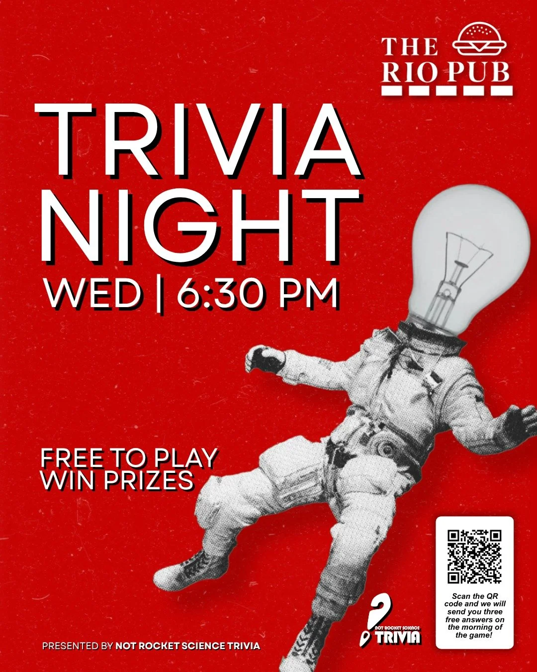 All happening at 6:30PM today, hang out with Kris and Amy for some fun Trivia goodness!

Here are your hints this week:

1) The oldest son of King Charles III, Prince William, is next in line to the British throne
2) 1972's The Godfather, opens with 