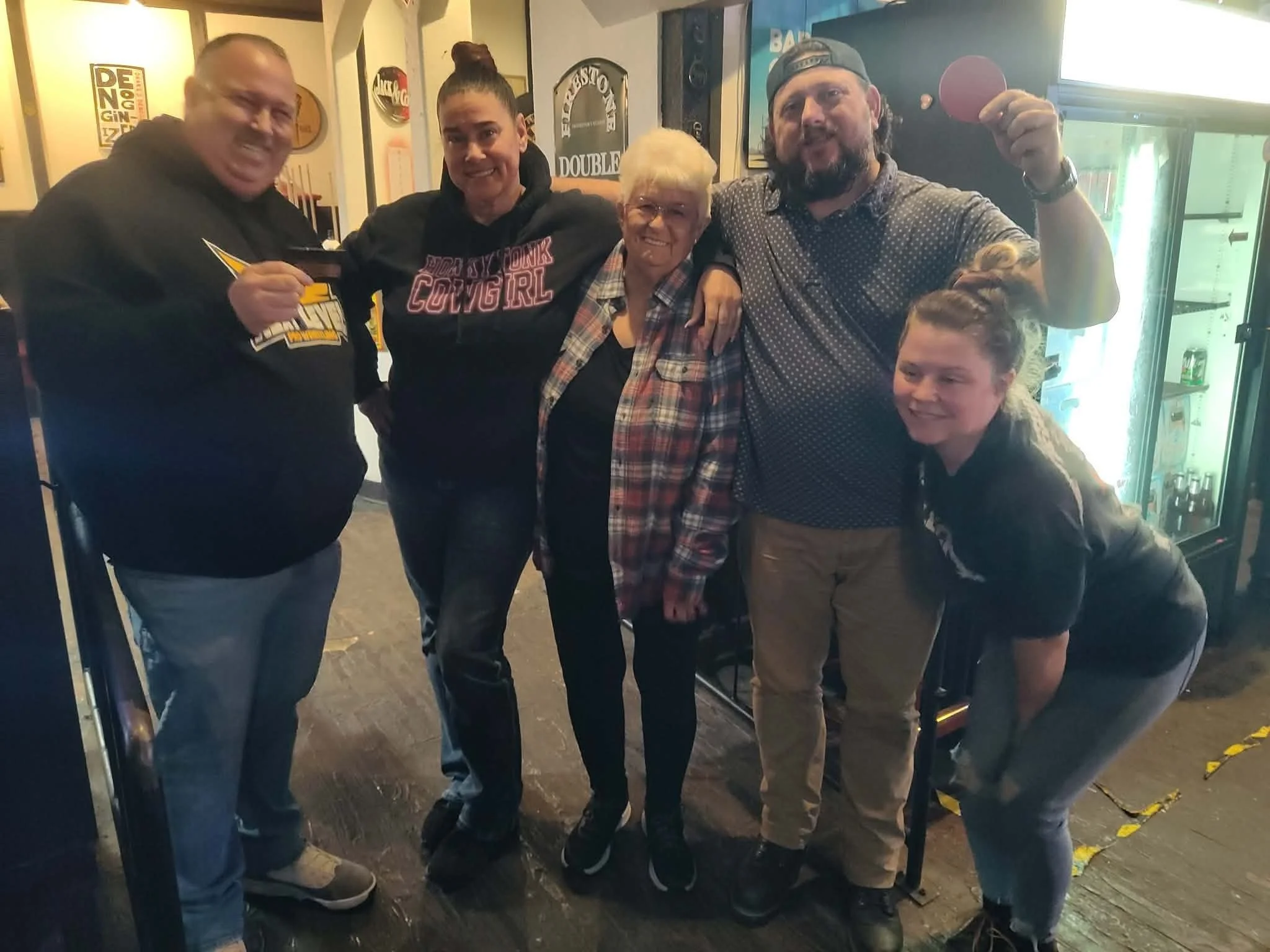 Congrats to tonight's Trivia winners!!

1st Place: Kiss My General Ass (left)
Best name: The RiOlympians (right)