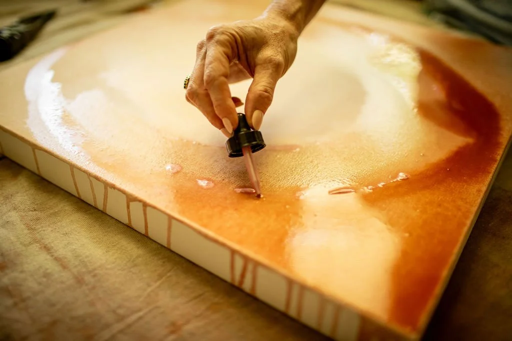 Kristin Walker Creative acrylic inks and poured paint.JPG