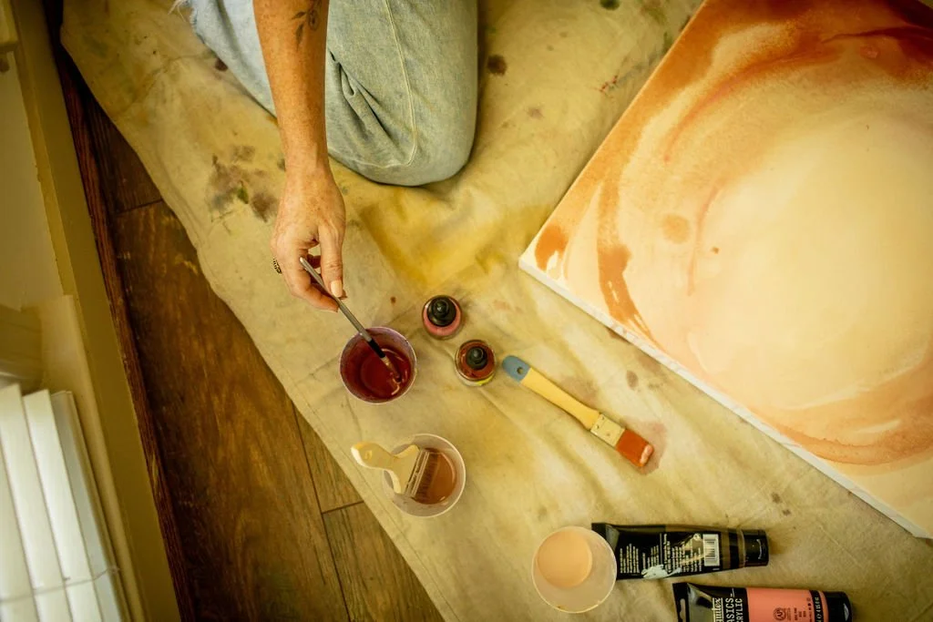 Kristin Walker Creative acrylic paint pour.JPG