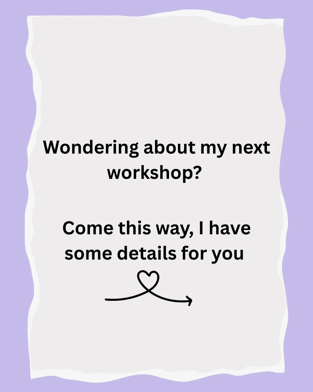 ✨ Wondering about my next workshop? 

What you will get from the 2 hours 
⚜️ learn to communicate your needs without over-explaining or apologising for them 
⚜️ show up as the person you want to be - calm, clear and understood 
⚜️ practice setting bo