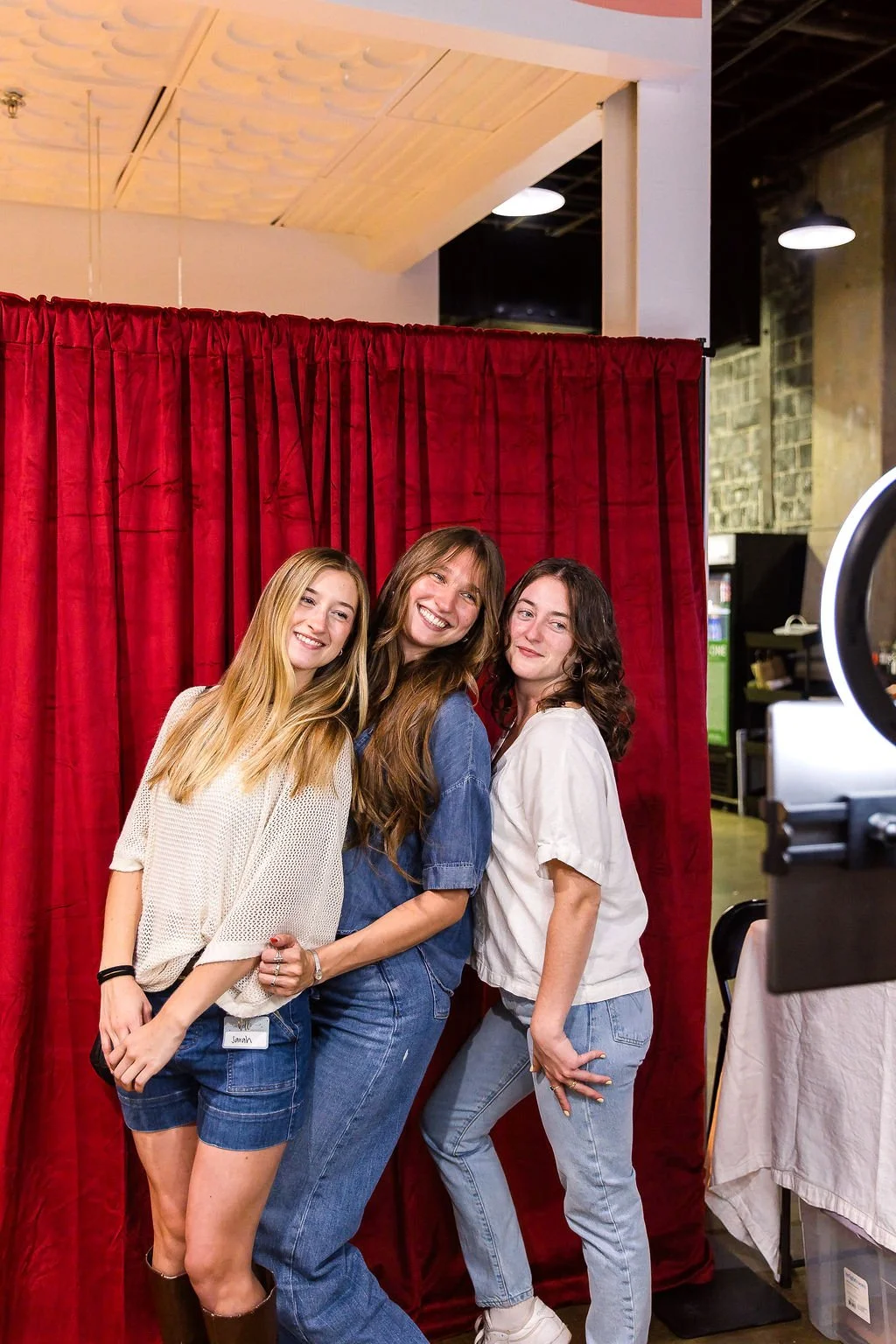 beauty boost event ladies posing for photo kim morris creative