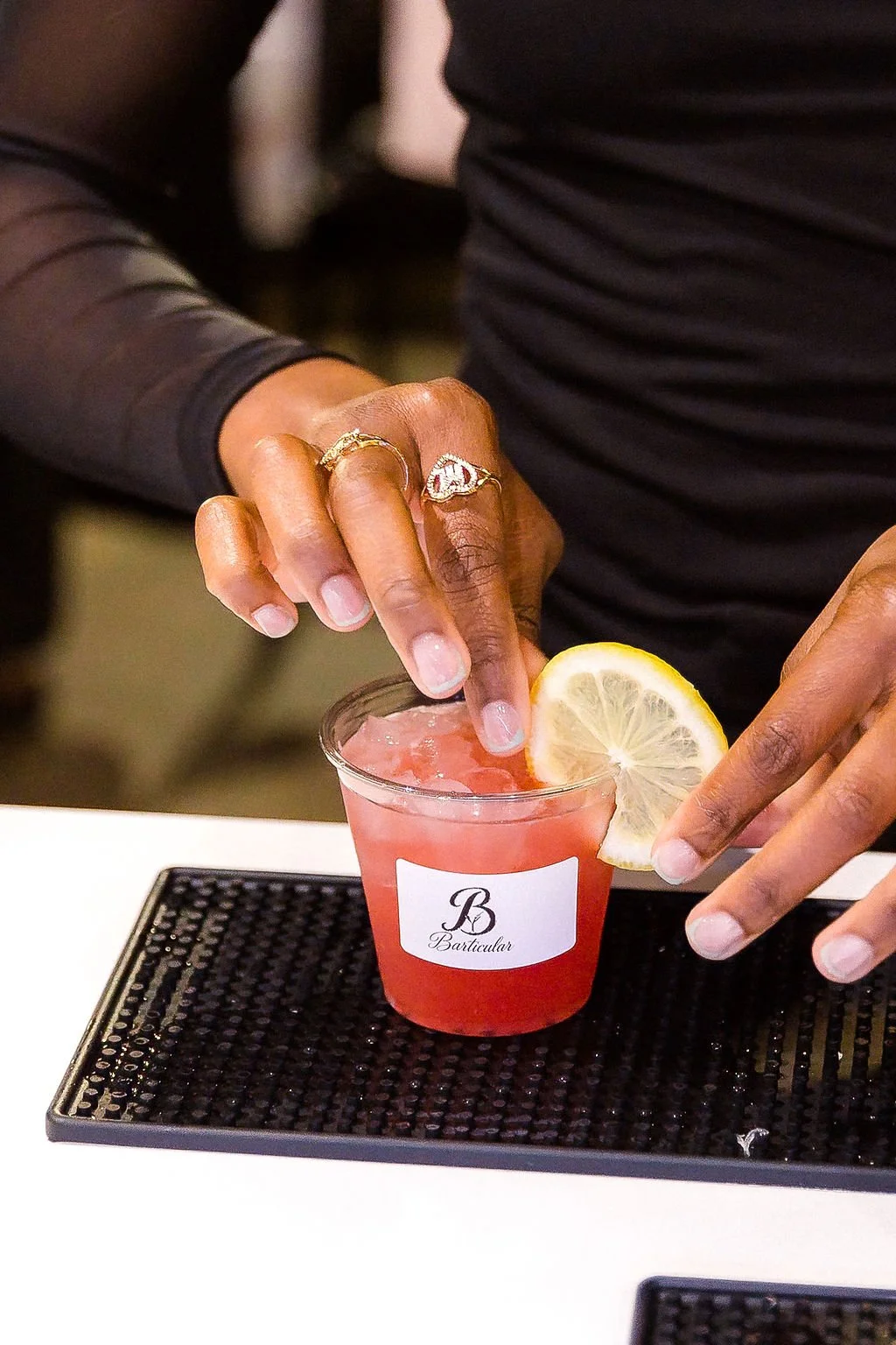 beauty boost event bartique making drink kim morris creative
