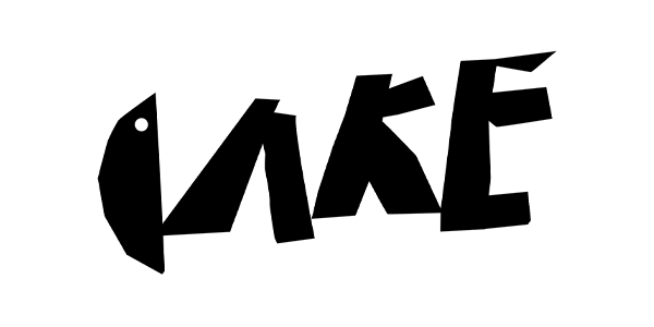 Graffiti style text spelling 'CAKE' in black on a white background.