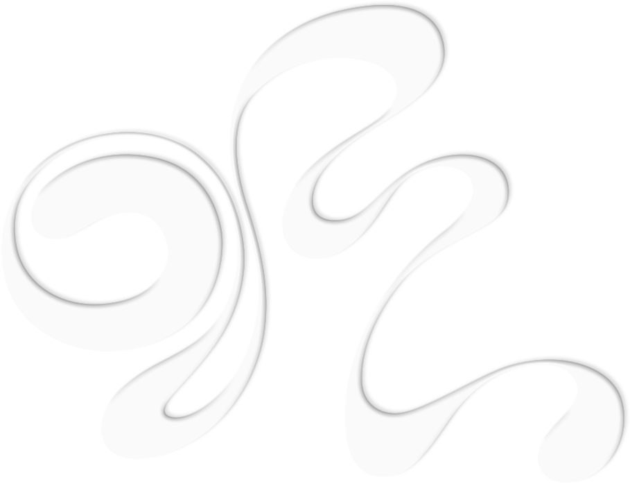 Abstract black and white flourish design