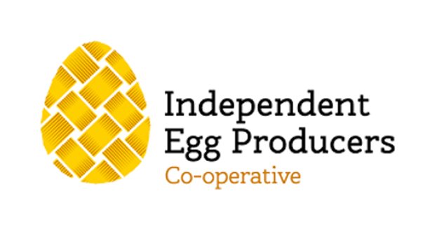 Logo of Independent Egg Producers Cooperative featuring a stylized yellow egg with a diamond pattern.