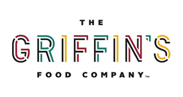 Logo of The Griffins Food Company with colorful, stylized text.