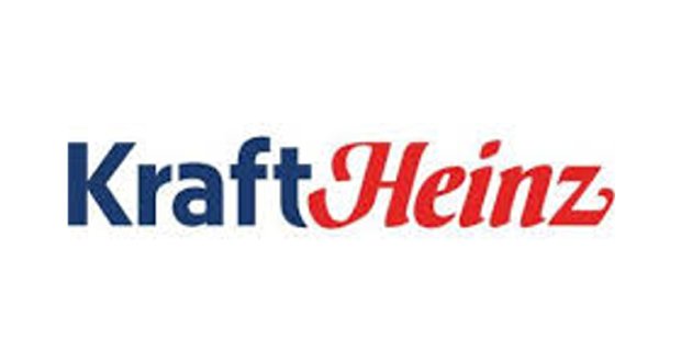 Kraft Heinz logo featuring blue and red text on a white background.