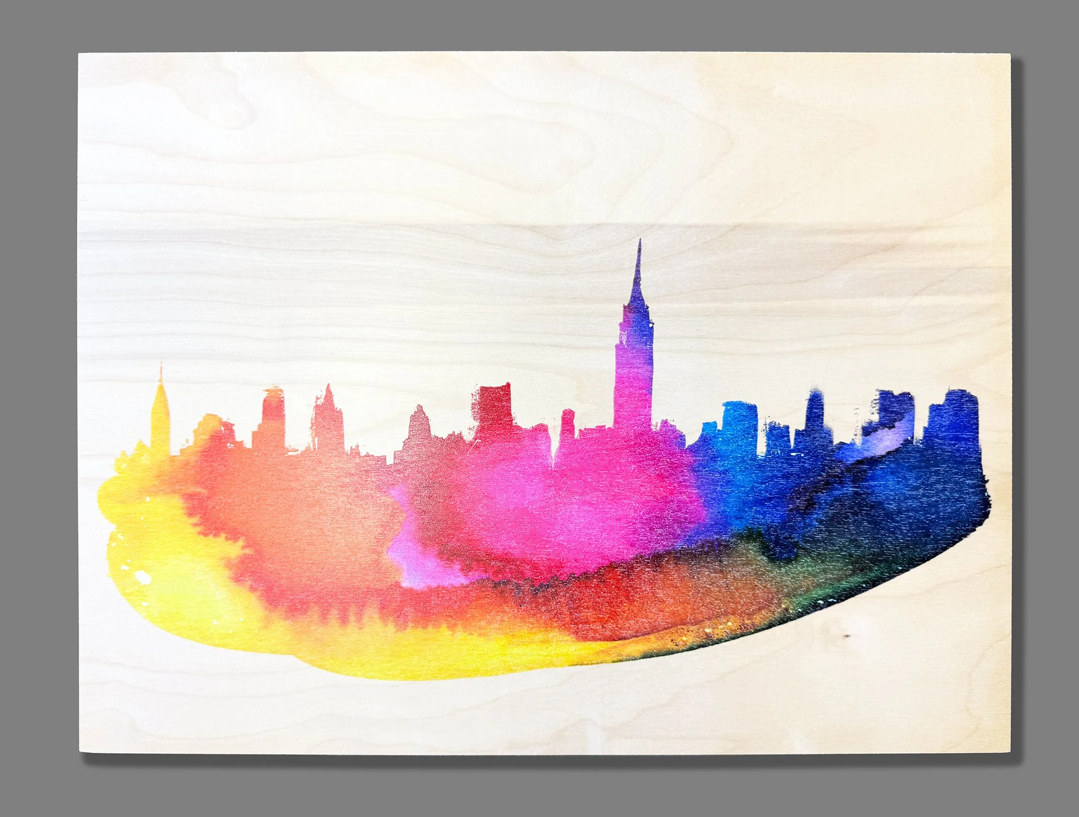 Linda Zacks   Summer Stew   Unique Print on wood panel, Hand Embellished   2025   18x24 Inches (45.7 x 61 cm)   Unique   Signed on the Verso