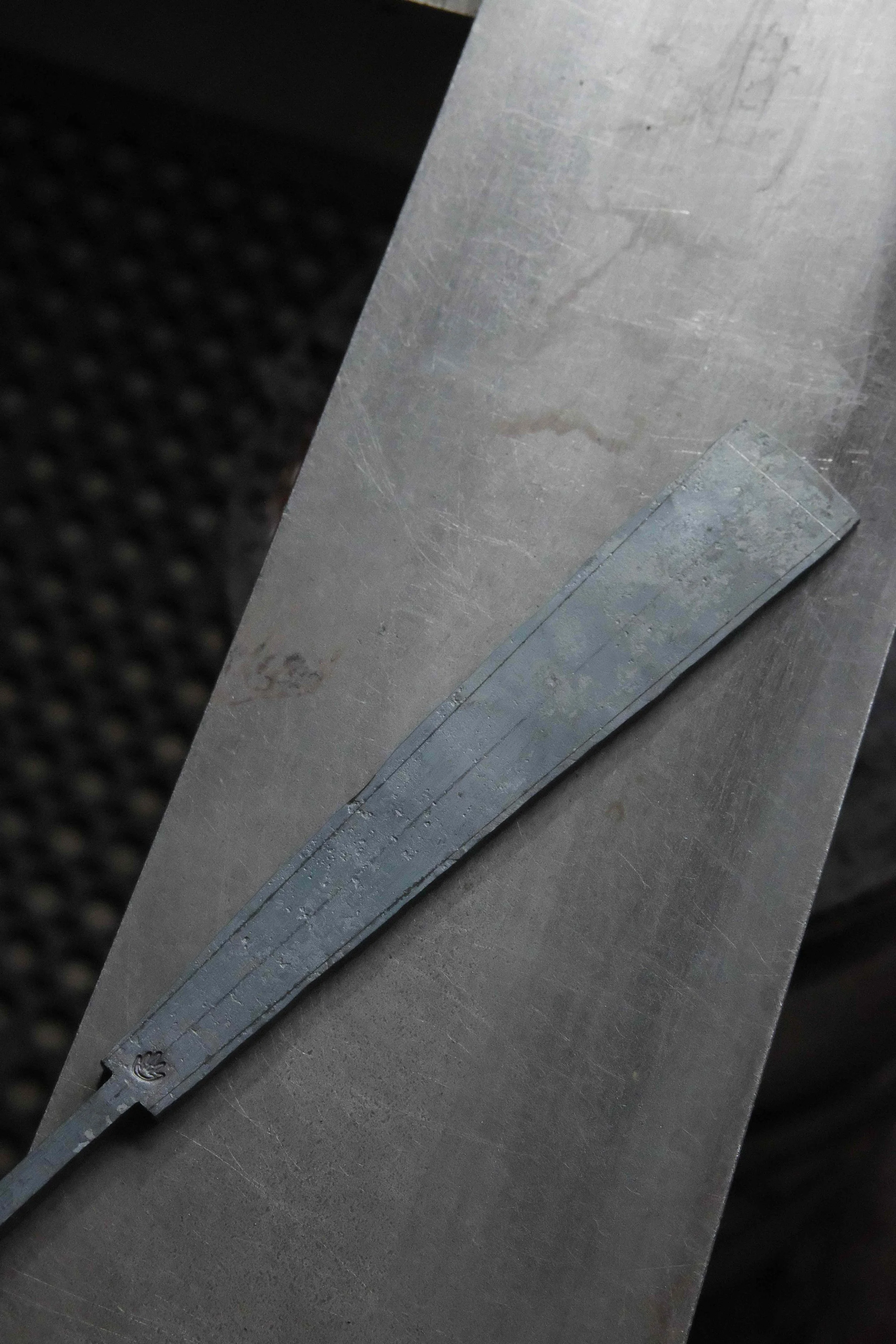 Chisel blank ready to grind