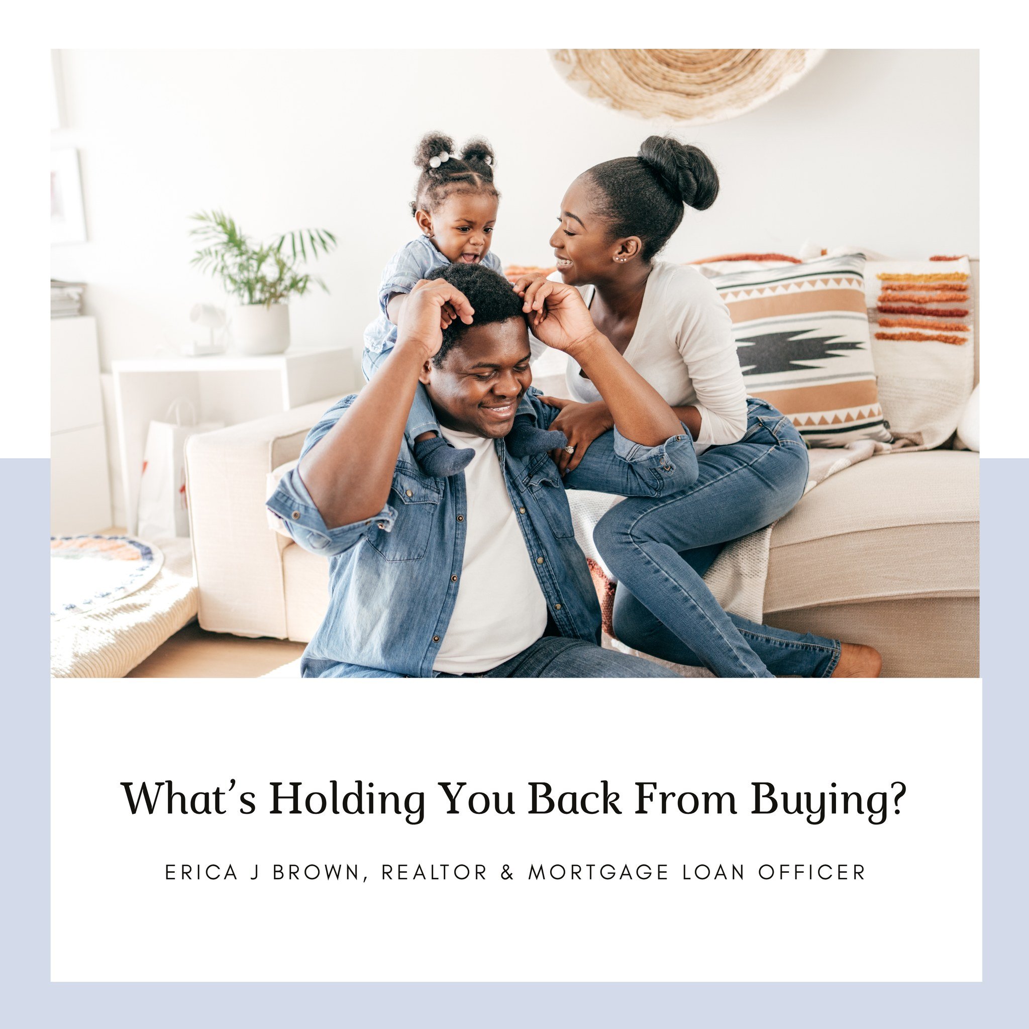 What&rsquo;s really holding you back from becoming a homeowner? 🤔
Let&rsquo;s get honest. I want to create content that helps you break through the confusion.

💬 Tell me in the comments:
A: Credit concerns
B: Unsure of budget
C: Bad timing
D: No id