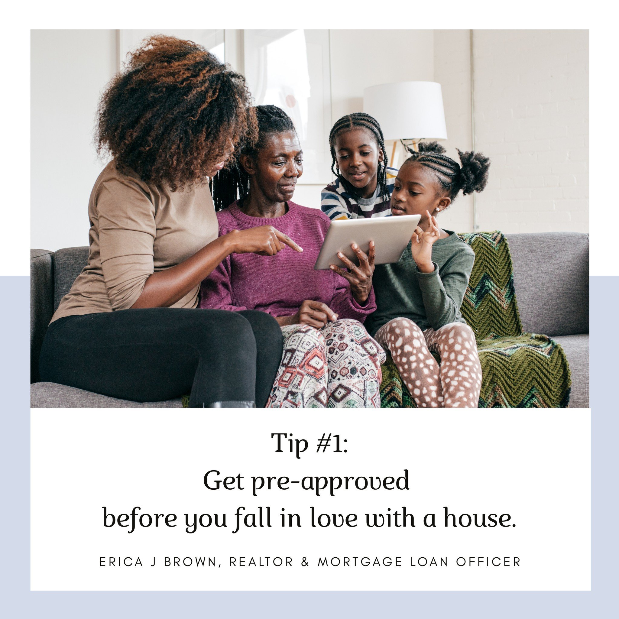 Thinking about buying, but unsure where to start? 📝
Tip #1: Get pre-approved before you fall in love with a house.
It helps you shop smarter, budget better, and move faster when the right home pops up.

📌 Save this post and follow for more homebuyi